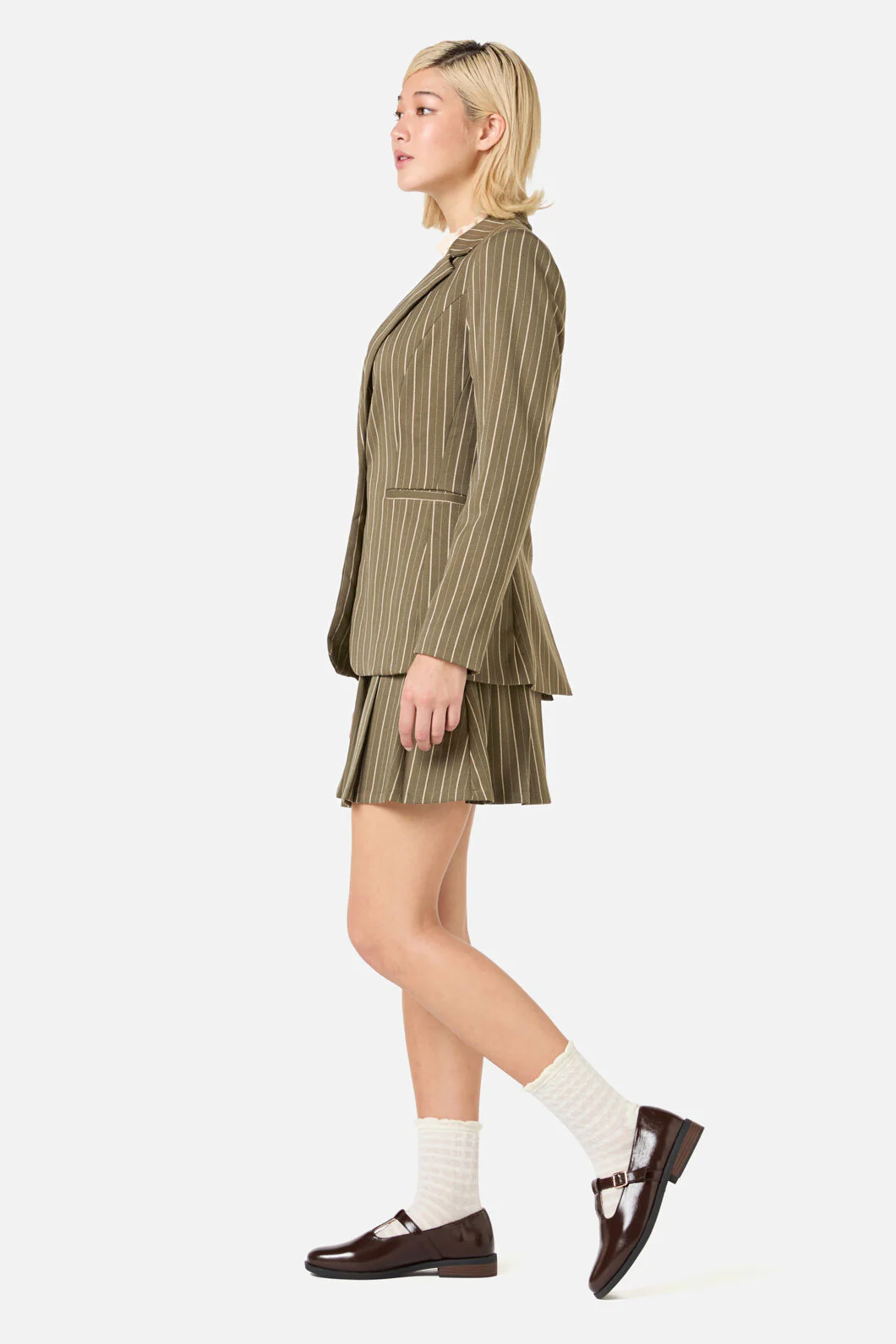 Abby Pinstripe Jacket - Image 5