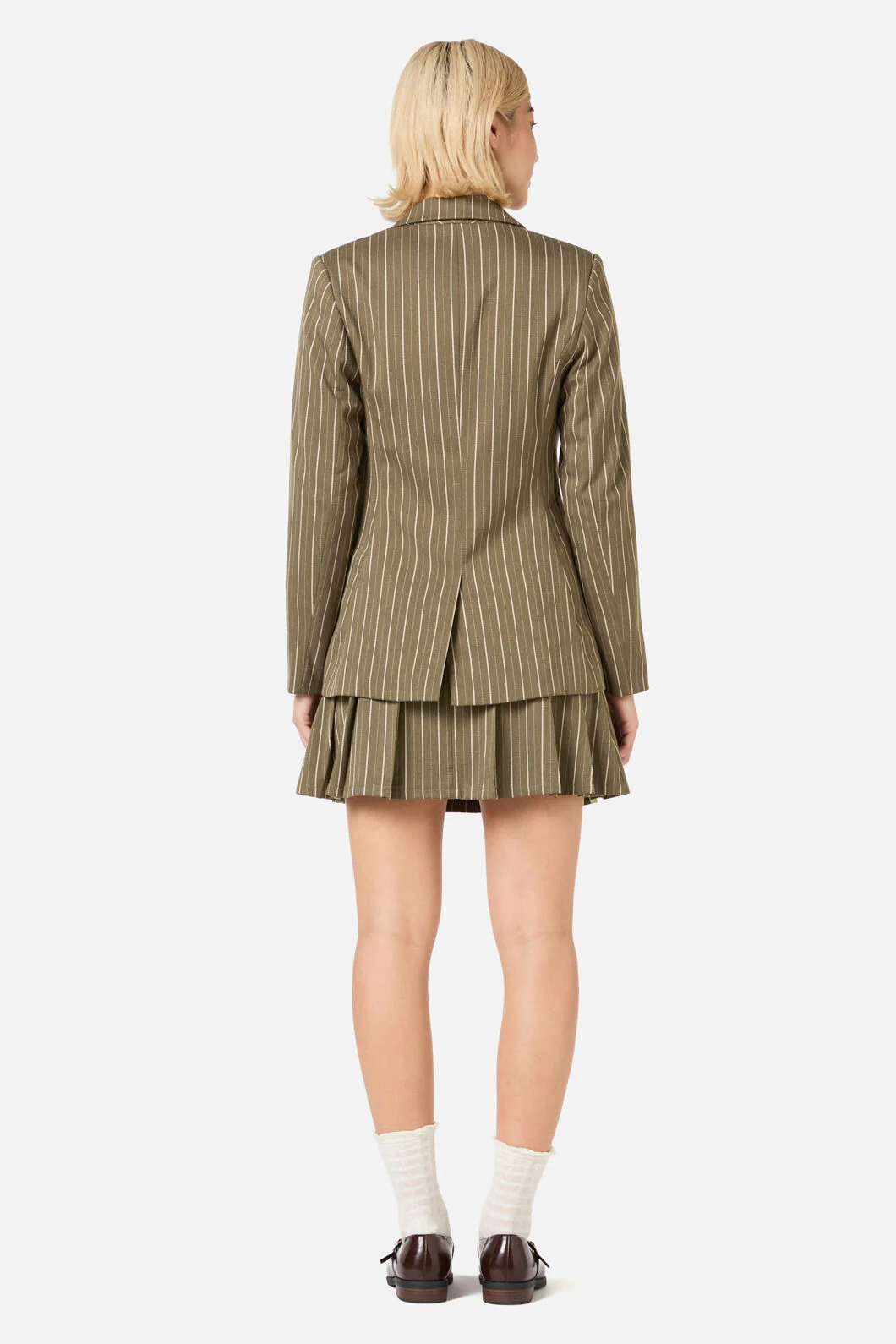 Abby Pinstripe Jacket - Image 6