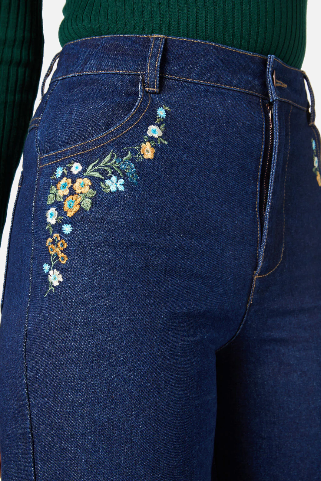 Ada Embroidered Jean - Image 6