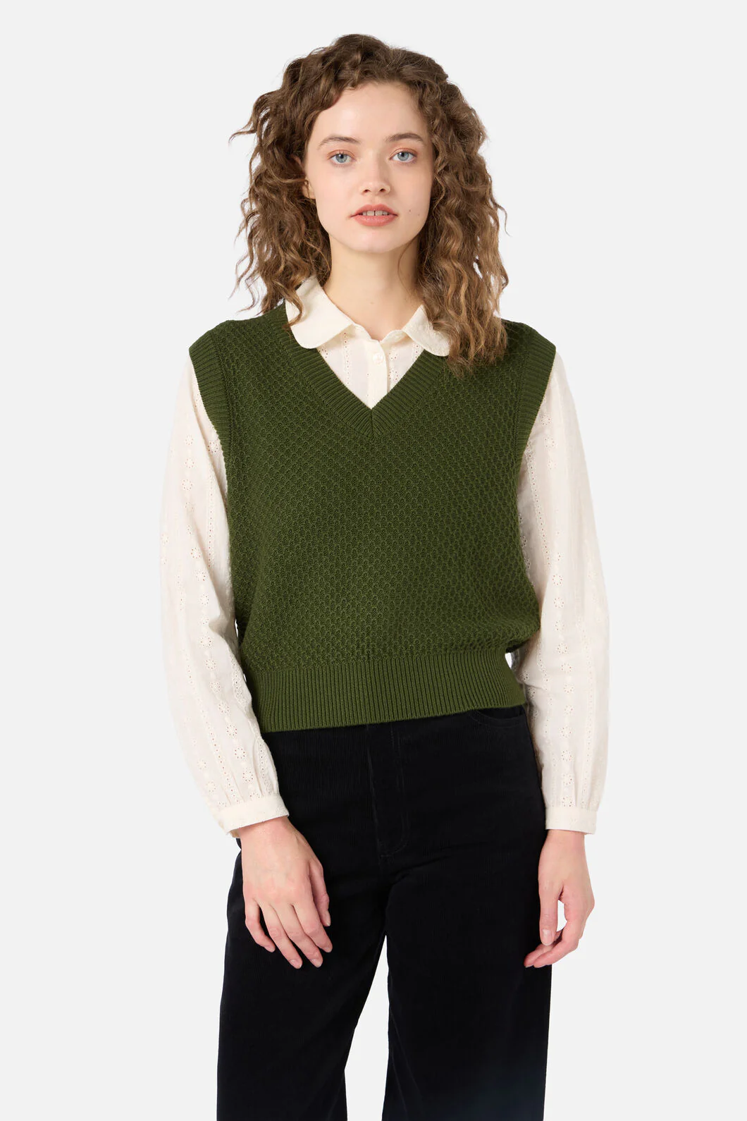 Addison Textured Knit Vest
