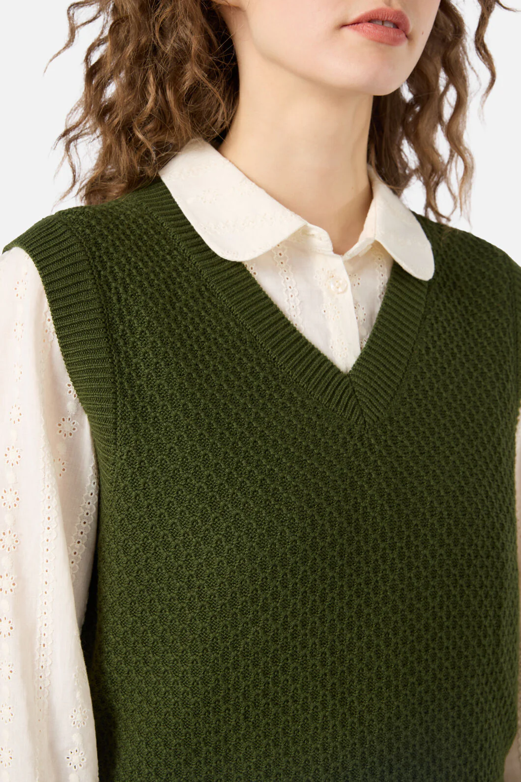 Addison Textured Knit Vest - Image 7