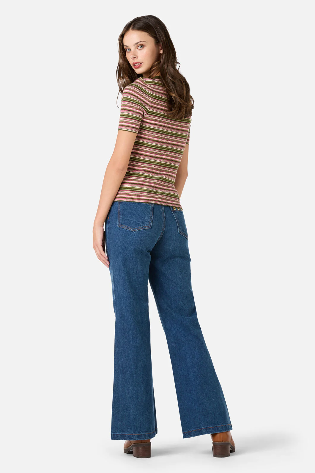 Adelaide Stripe Rib Knit Top - Image 11