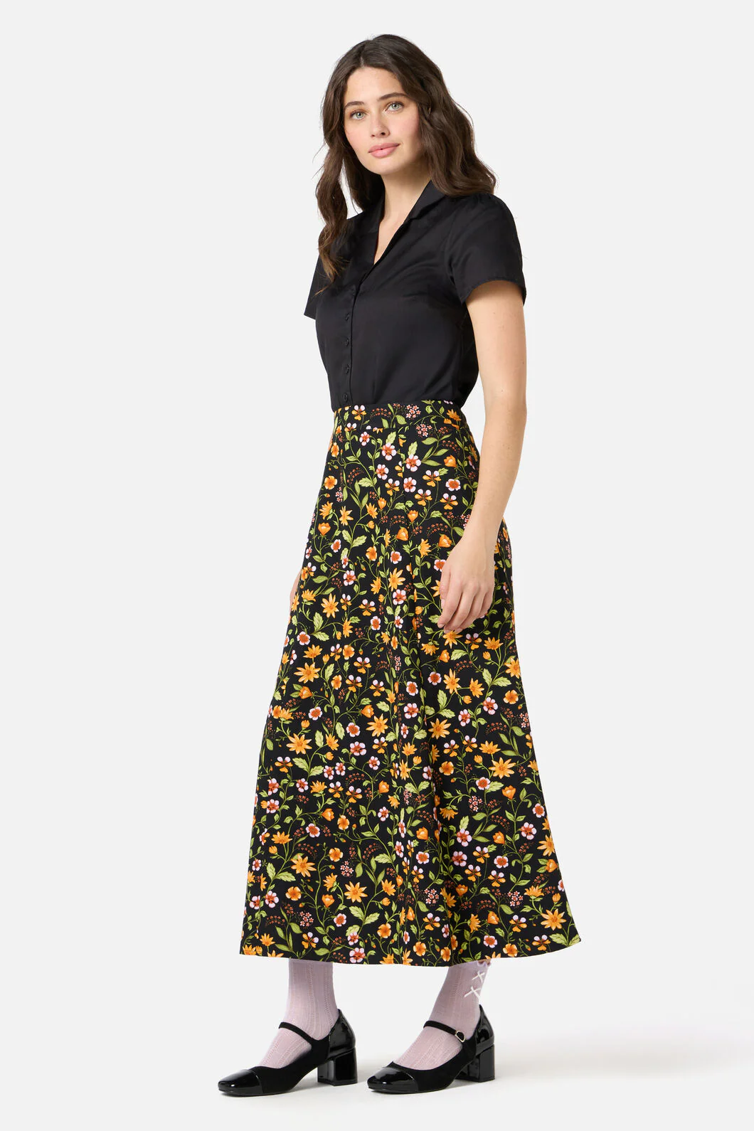 Alyssa Floral Midi Skirt - Image 3