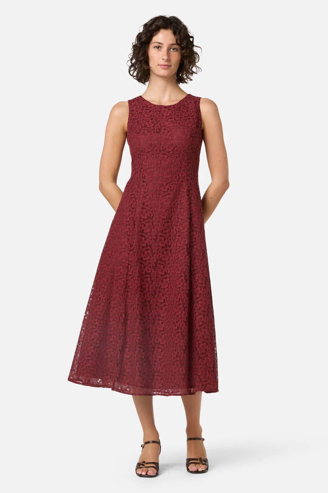 Amara Lace Midi Dress - Image 6