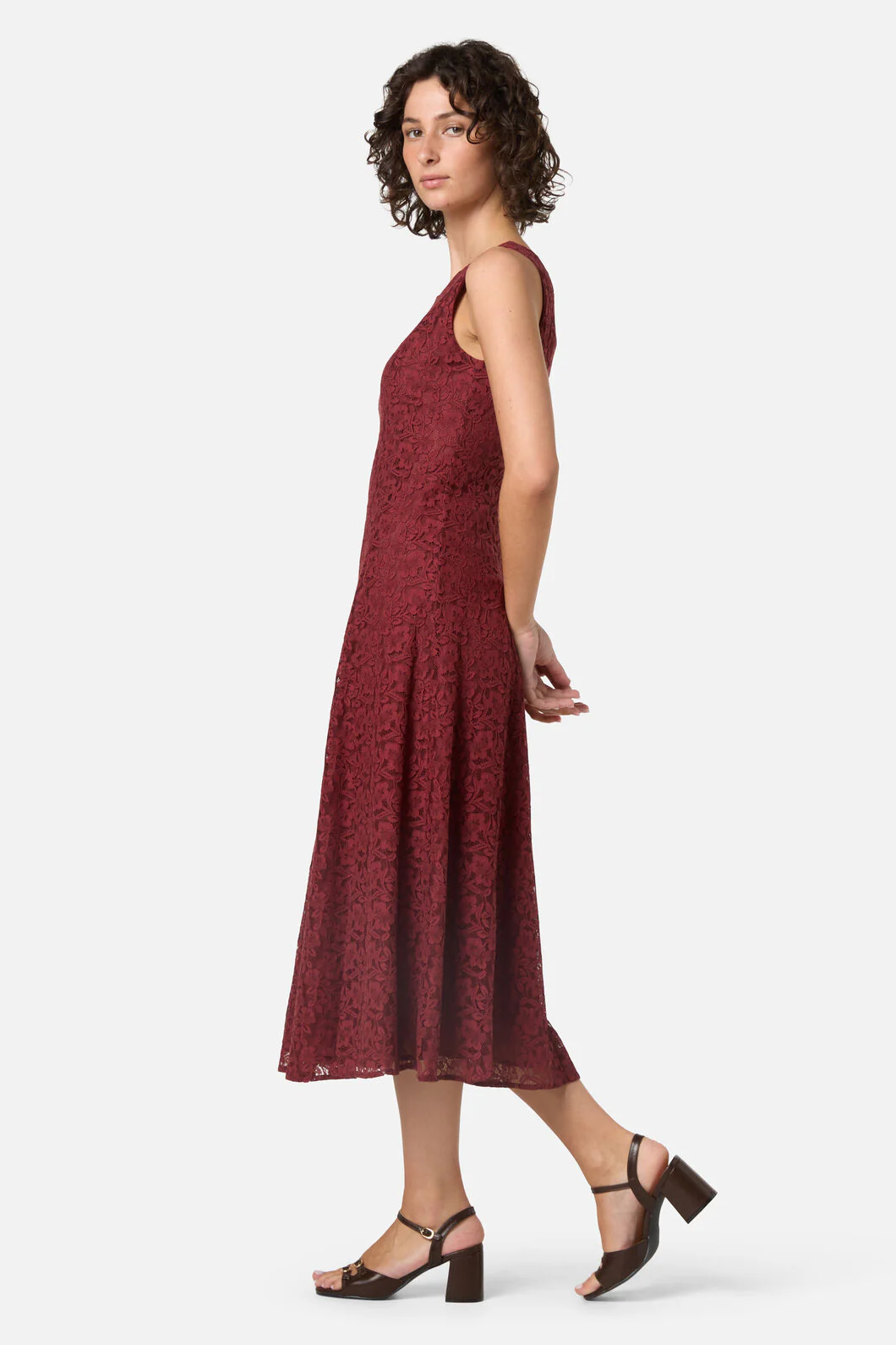 Amara Lace Midi Dress - Image 8