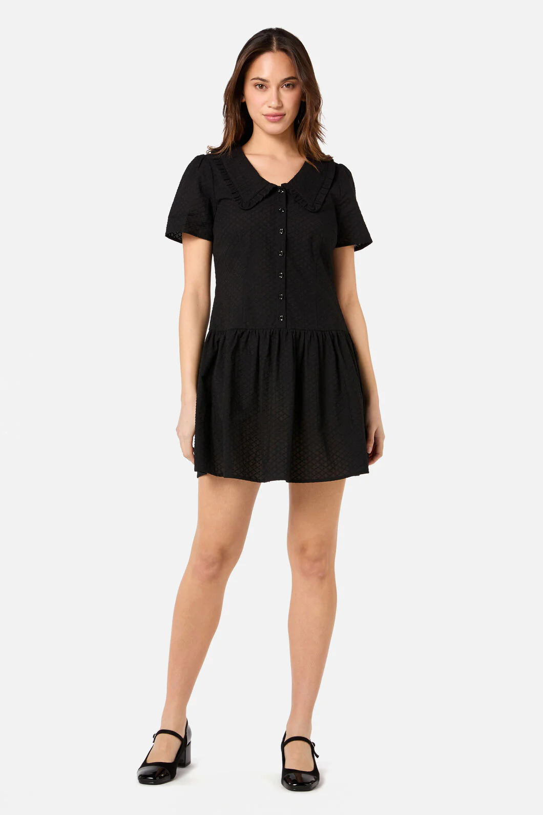 Andrea Drop Waist Mini Dress - Image 12