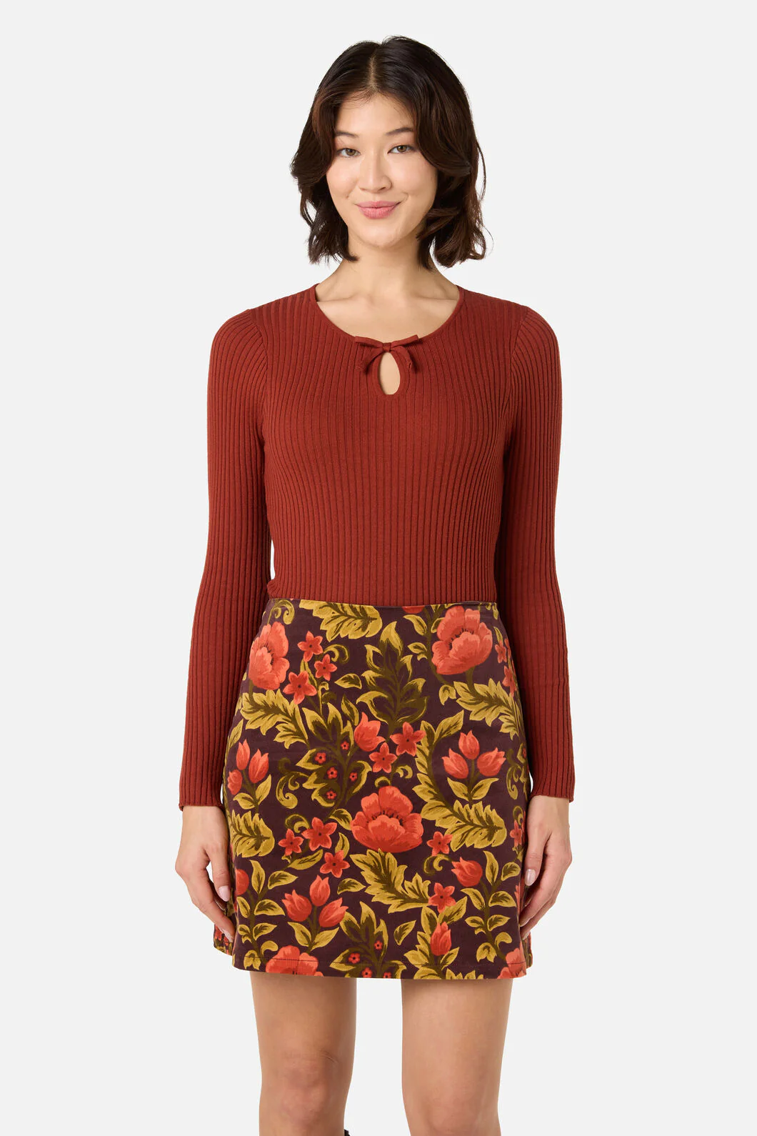 Anna Bow Knit Top