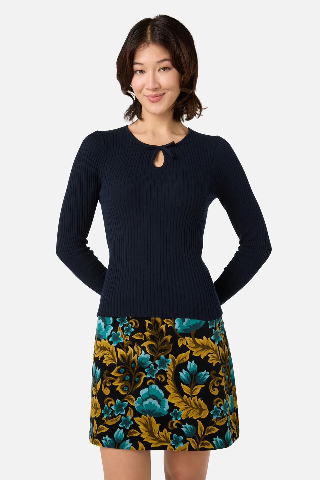 Anna Bow Knit Top - Image 7