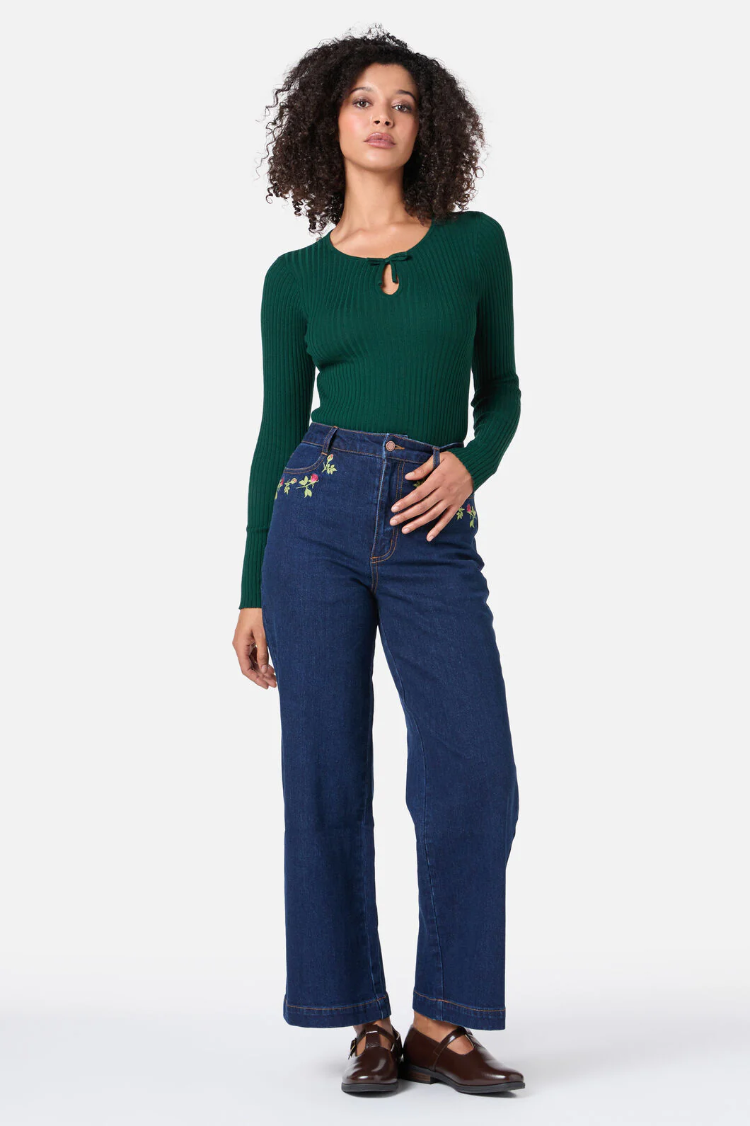 Anna Bow Knit Top - Image 6