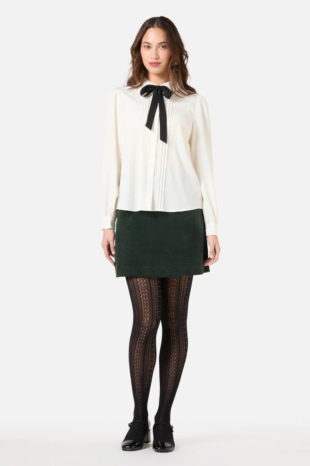 Annie Long Sleeve Bow Blouse - Image 2
