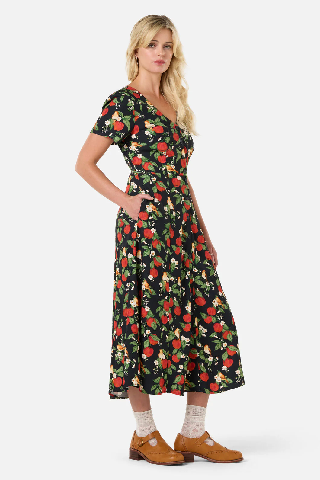 Apple Blossom Midi Dress - Image 7