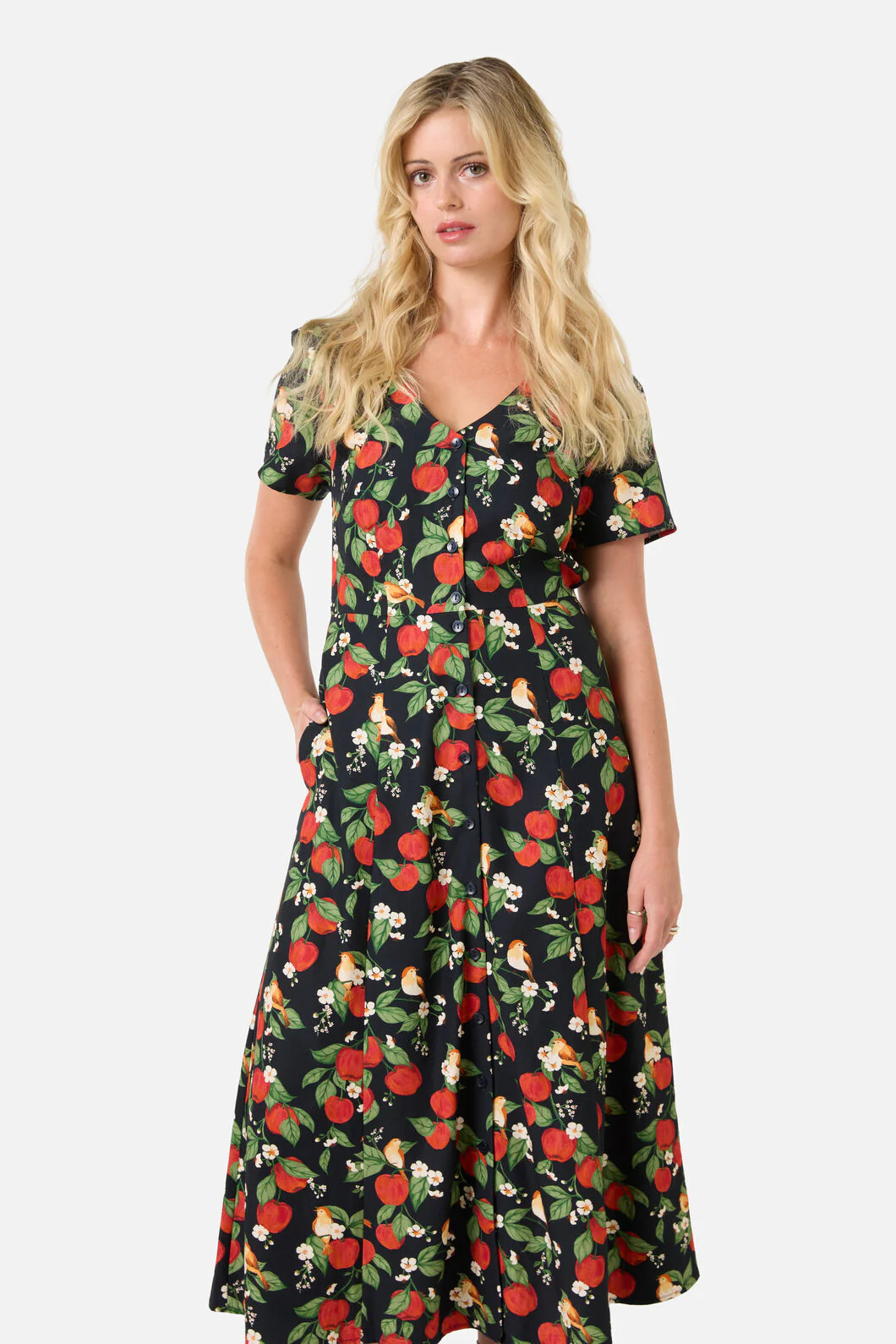 Apple Blossom Midi Dress - Image 8