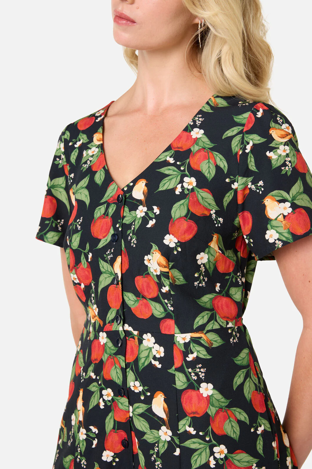 Apple Blossom Midi Dress - Image 9
