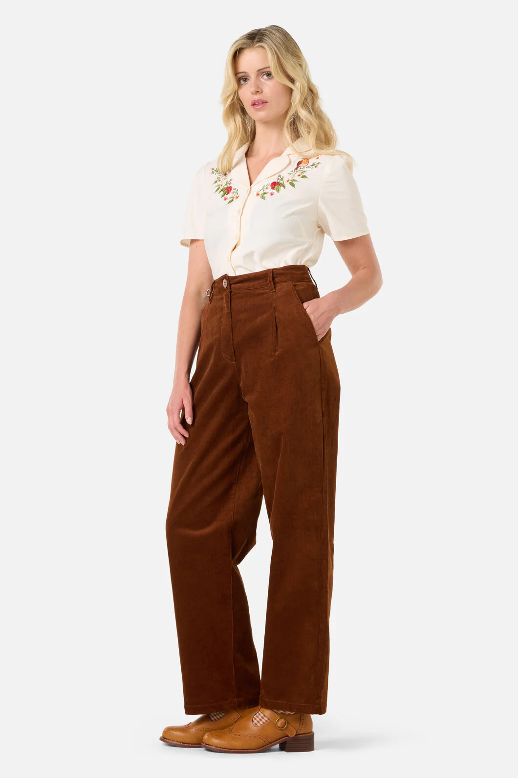 Apple & Robin Emb Blouse - Image 5