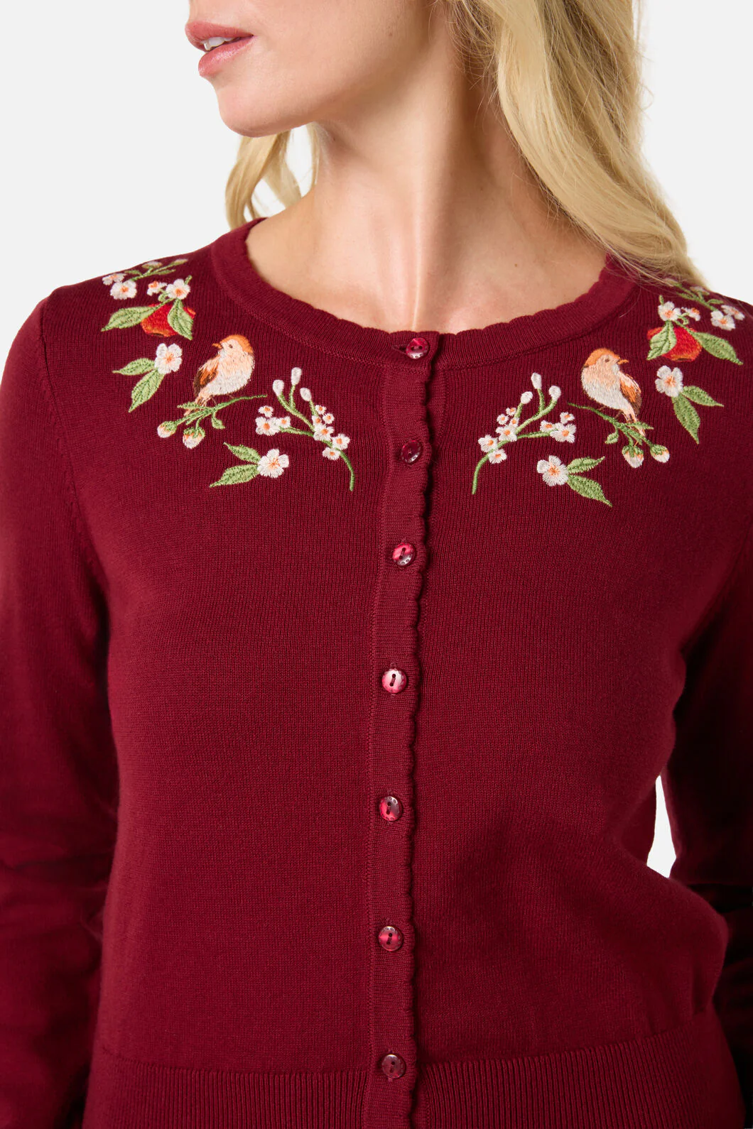 Apple & Robin Emb Cardigan - Image 6