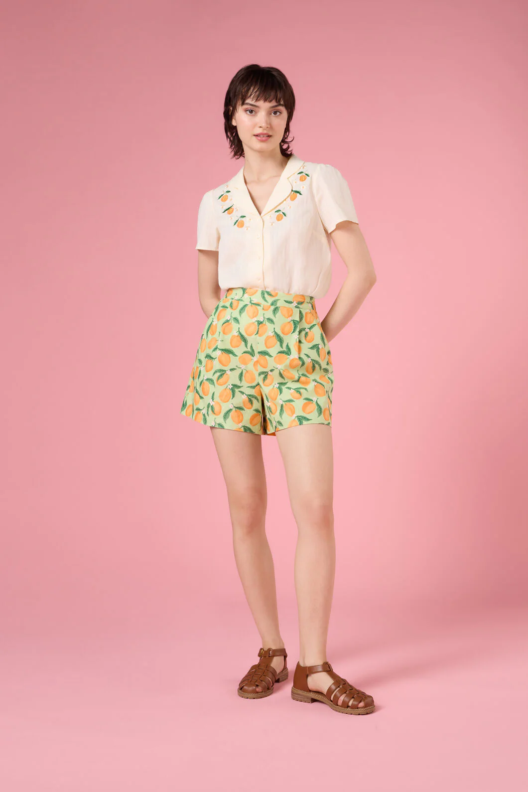 Apricots A Line Shorts