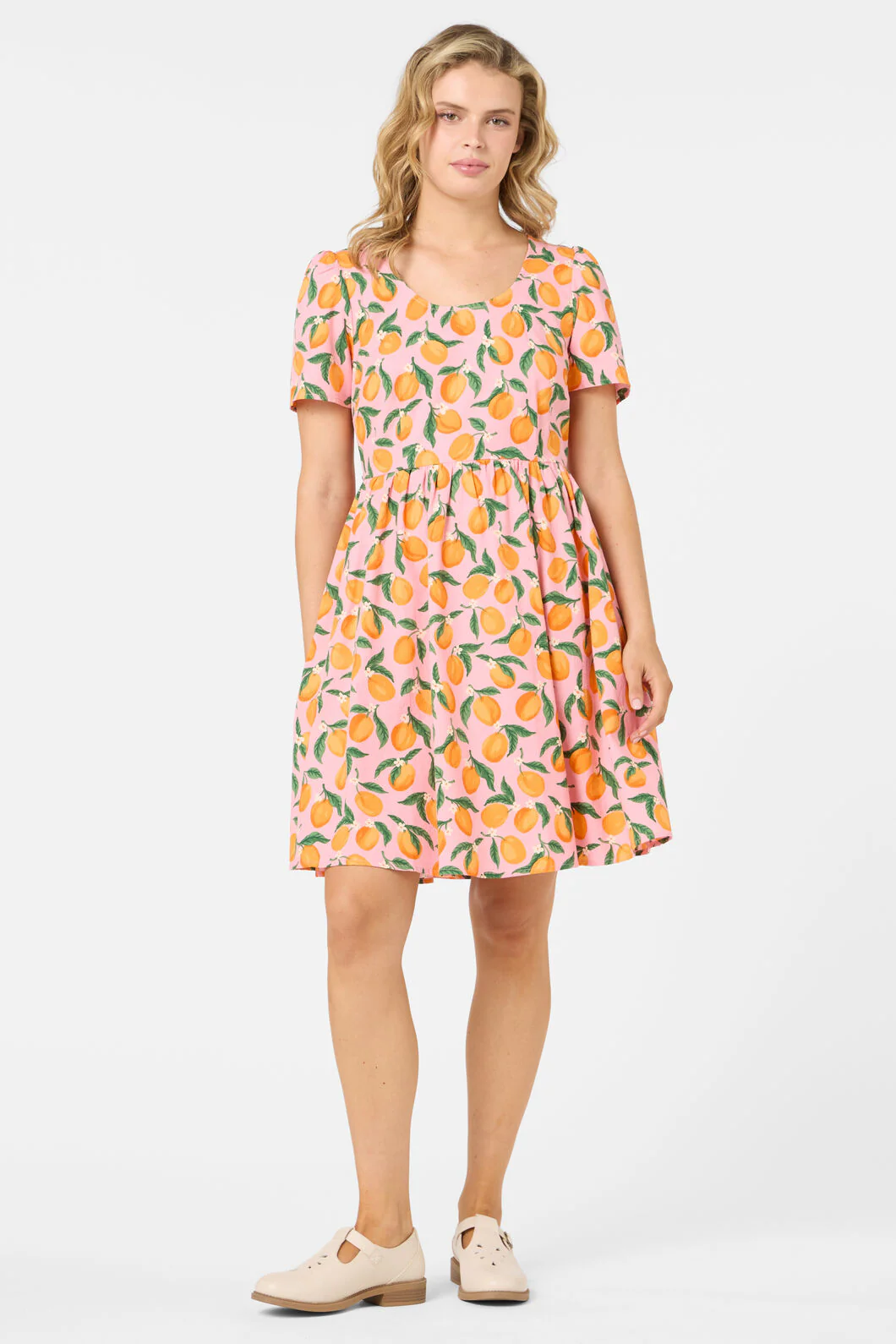 Apricots Short Sleeve Dress - Image 4