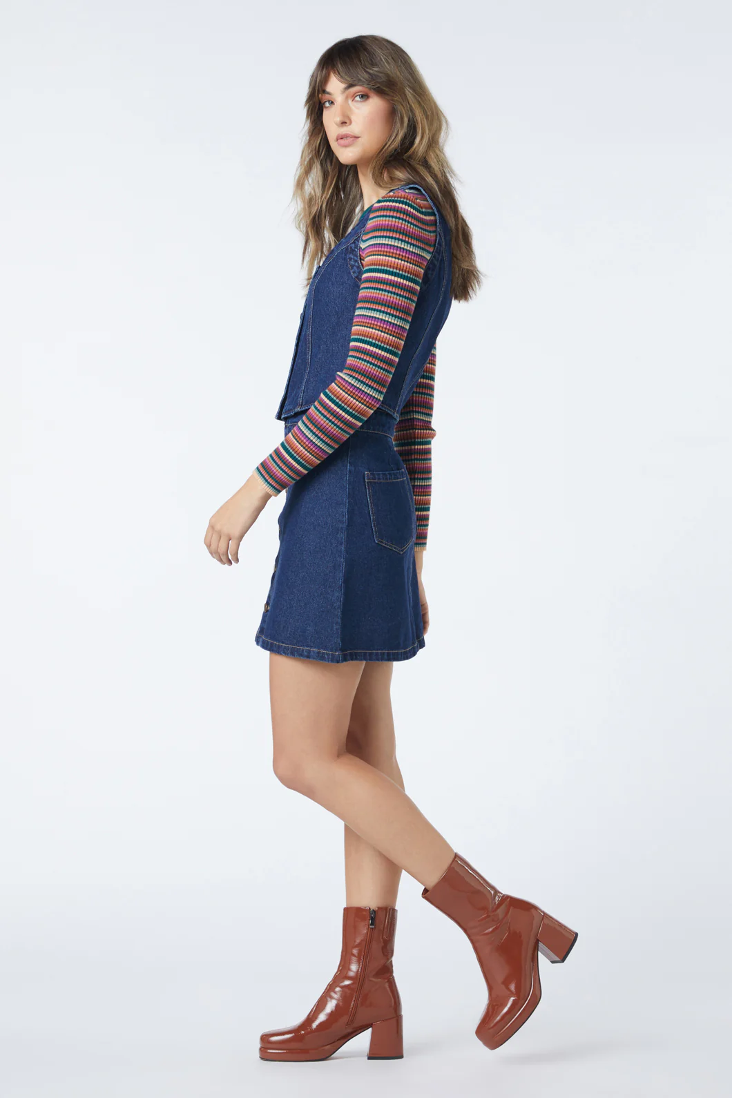April Denim Vest - Image 3