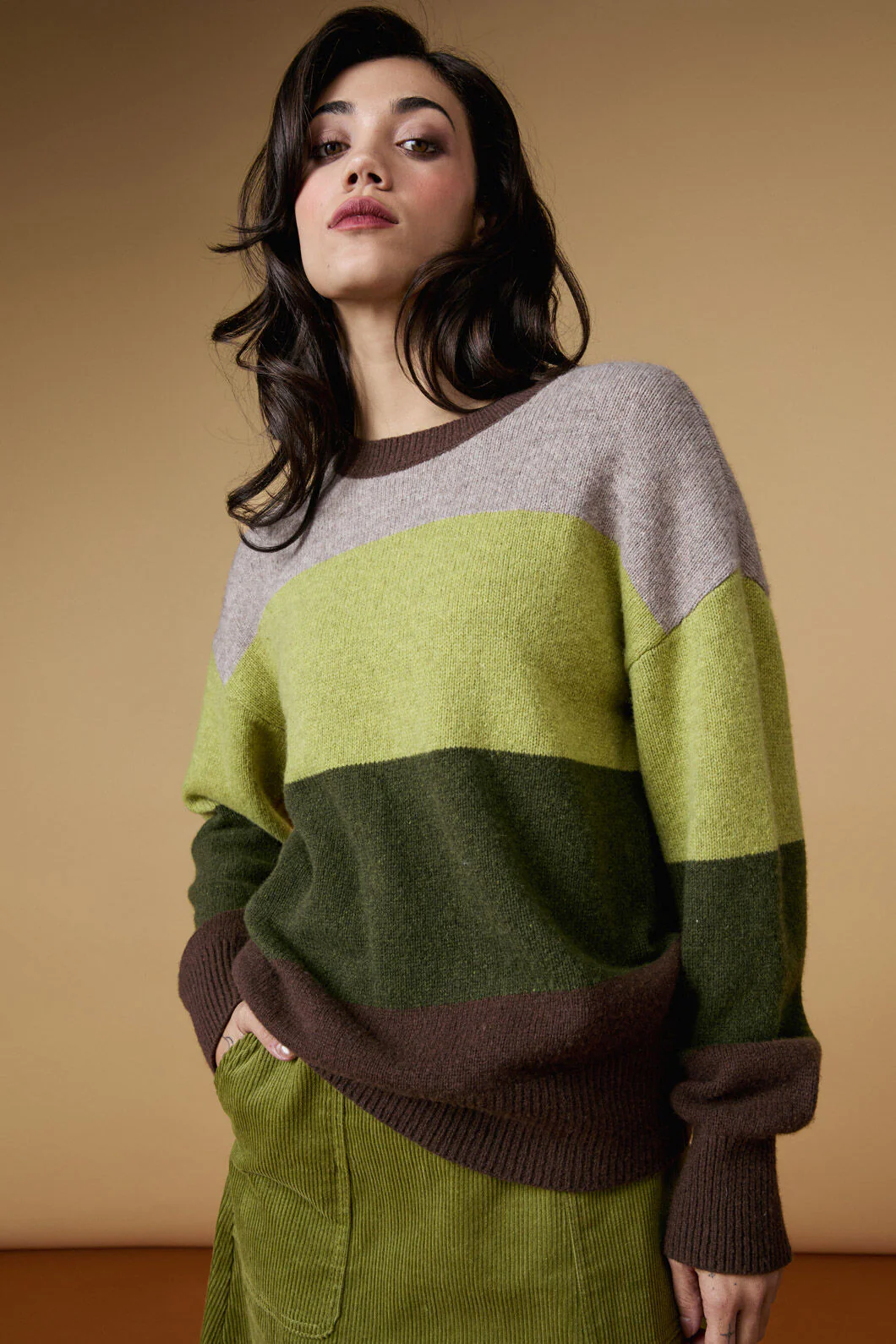Arla Stripe Knit Jumper - Image 5