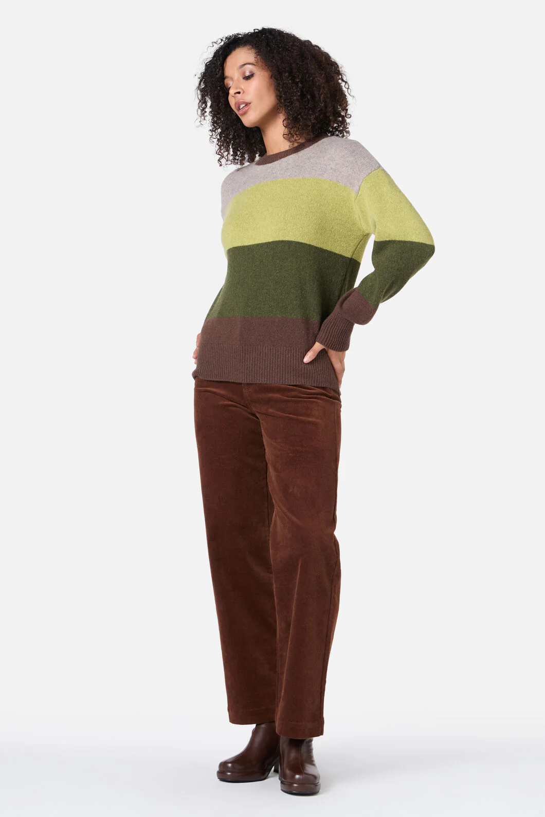 Arla Stripe Knit Jumper - Image 9
