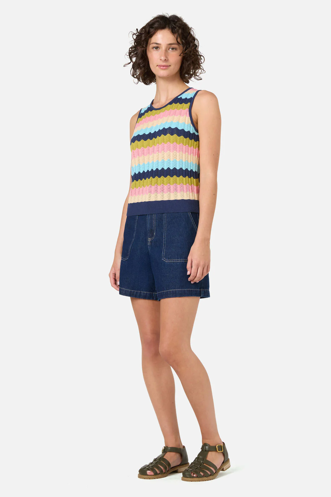 Ava Stripe Knit Tank - Image 8