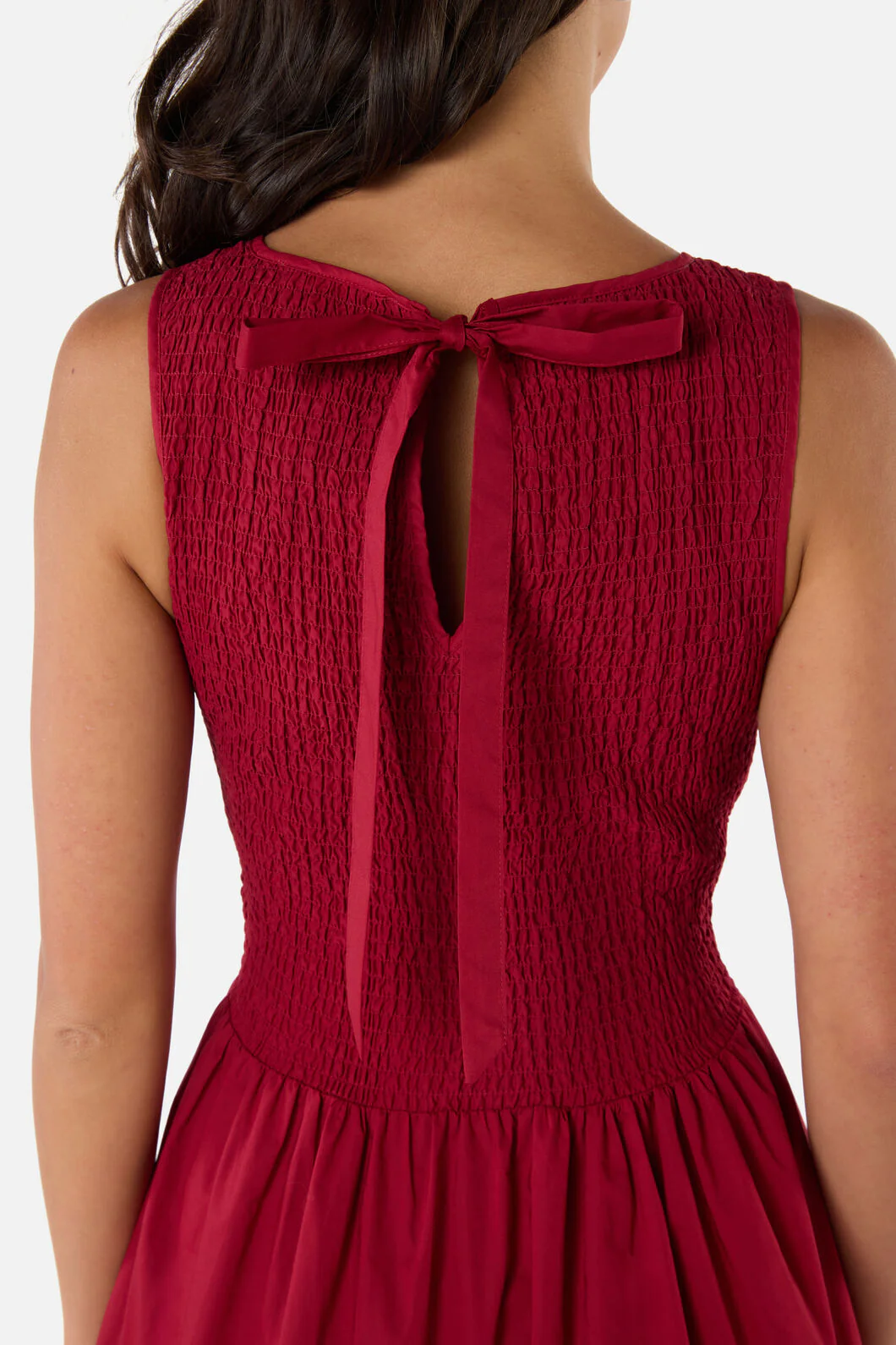 Avril Shirred Midi Dress - Image 16