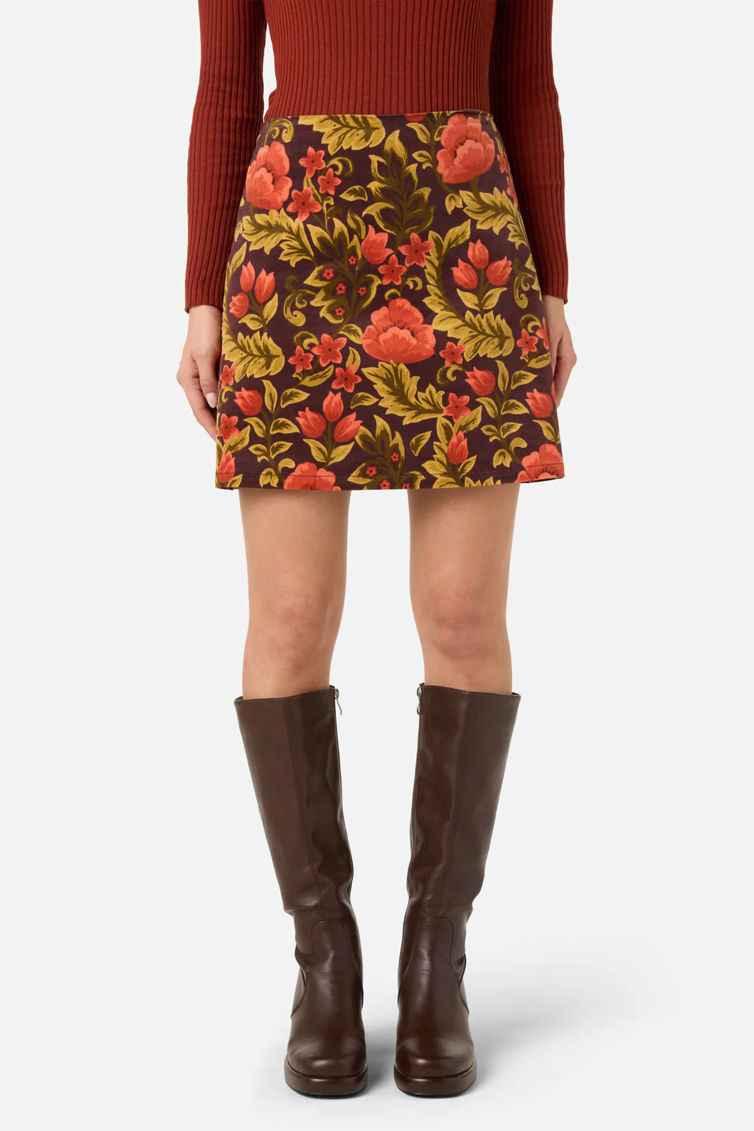 Azura Velvet Mini Skirt - Image 7