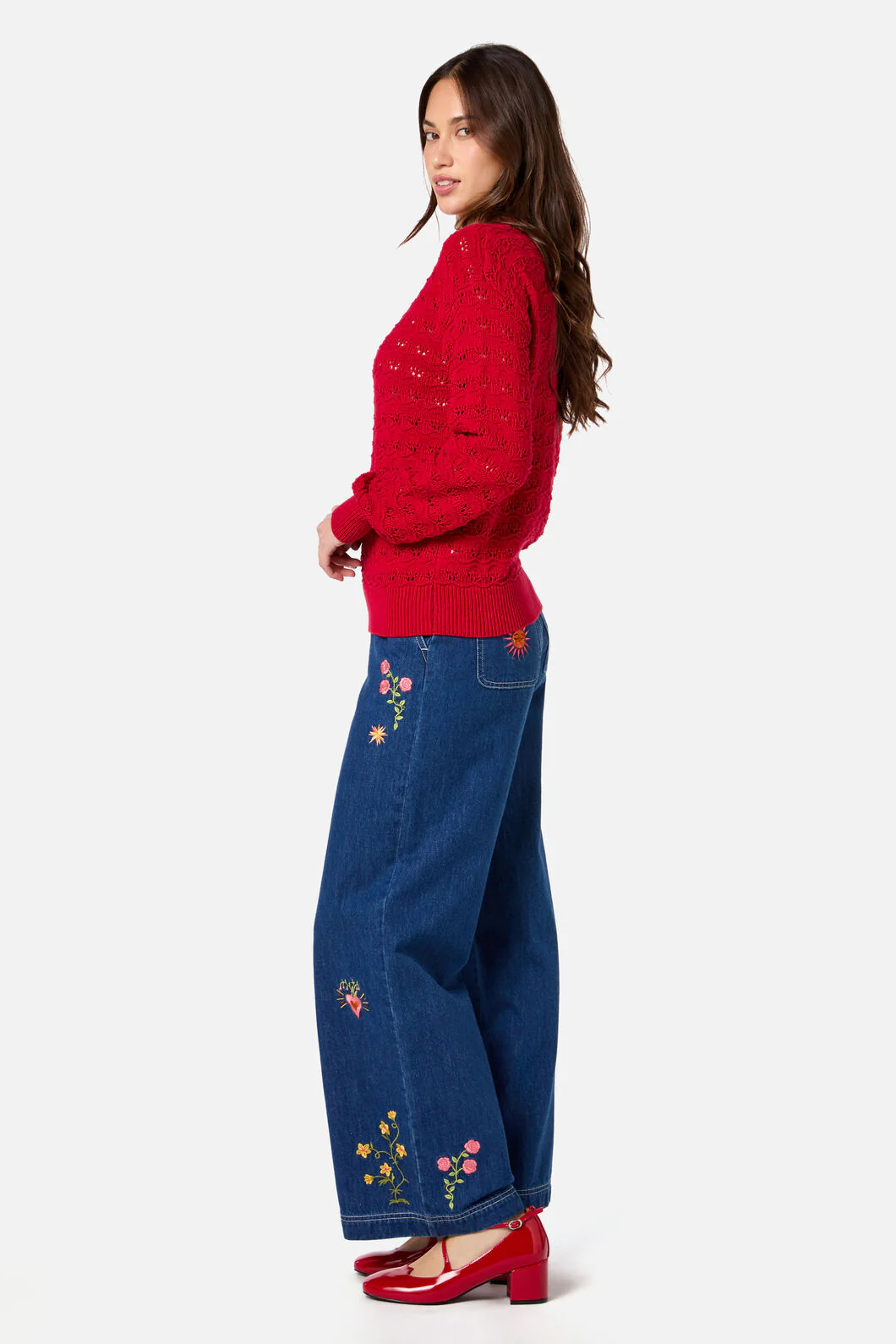 Bea Lacey Knit Jumper - Image 3