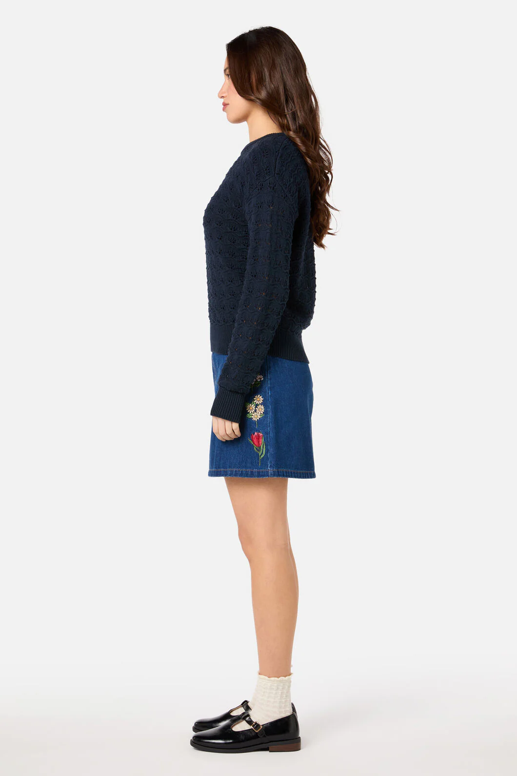Bea Lacey Knit Jumper - Image 9