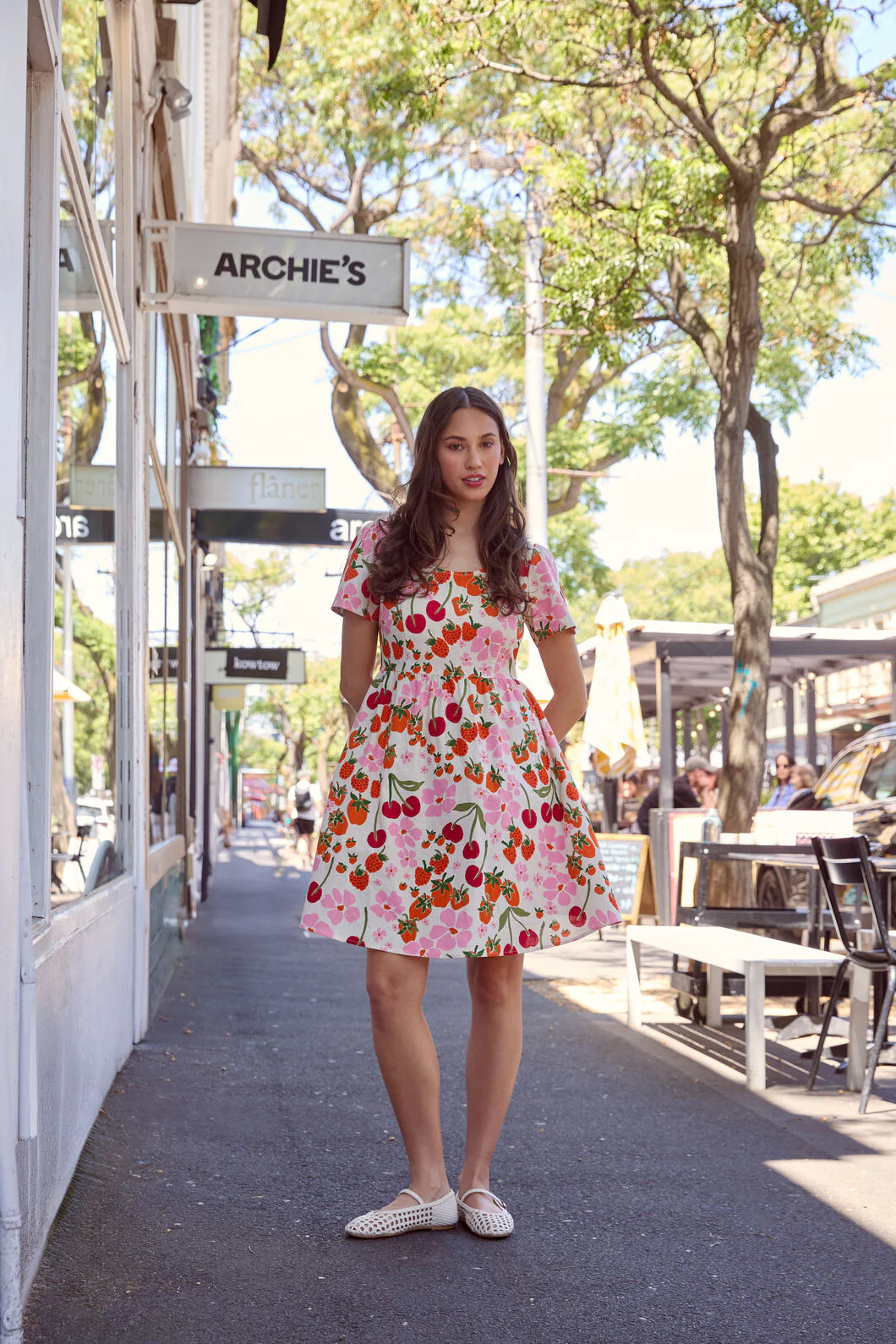 Berries N Cream Mini Dress - Image 3