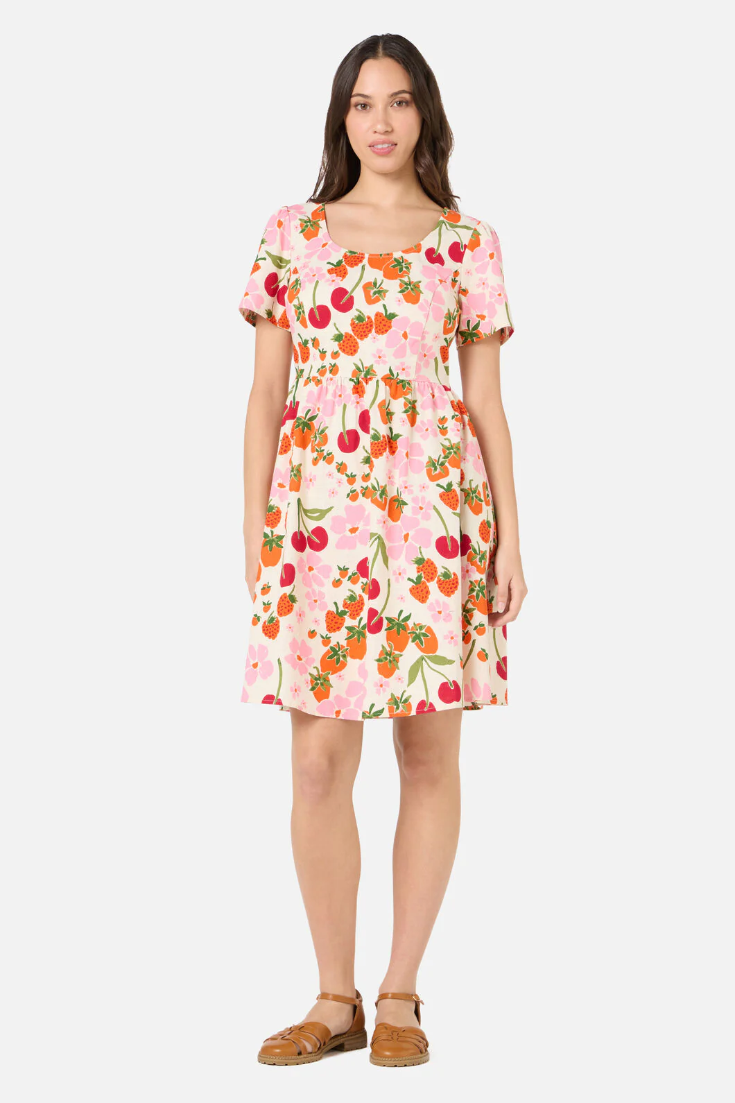 Berries N Cream Mini Dress - Image 4