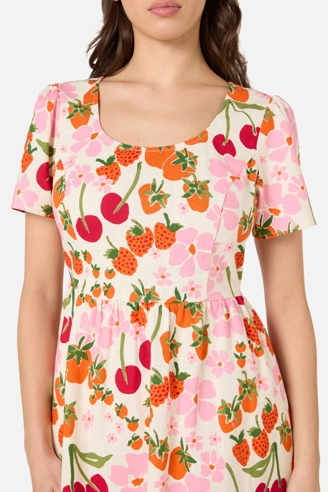 Berries N Cream Mini Dress - Image 7