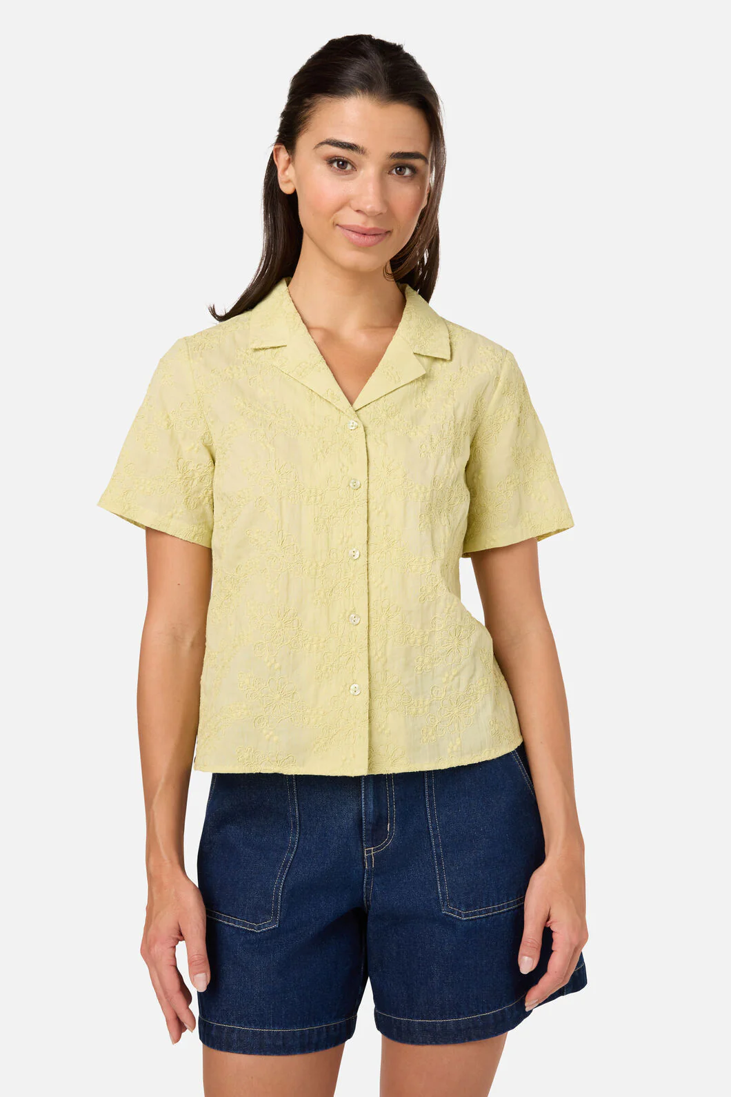 Bianca Broderie Floral Shirt - Image 6