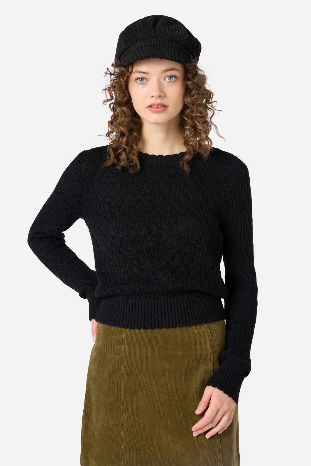 Black Cord Hat - Image 2