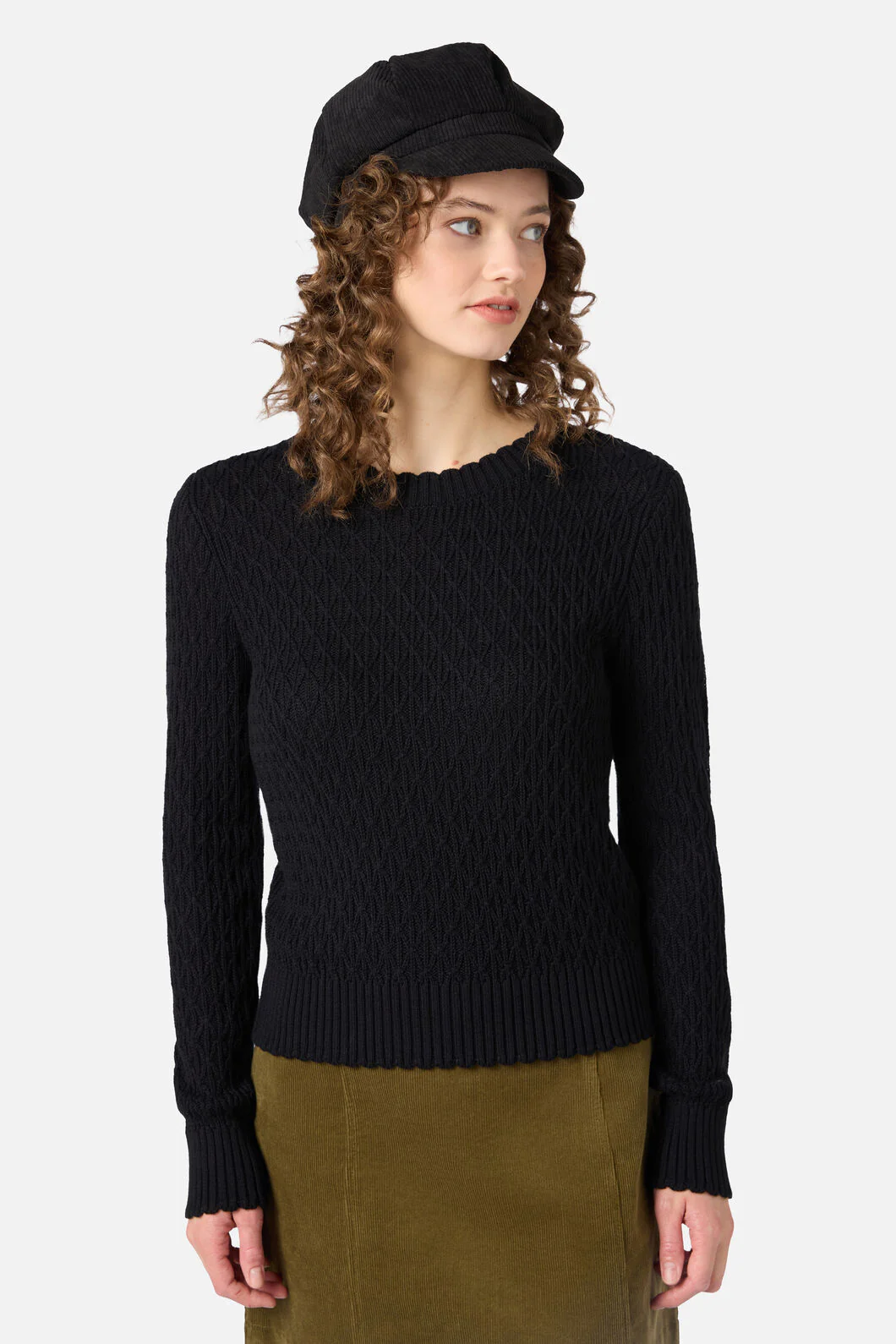 Black Cord Hat - Image 3