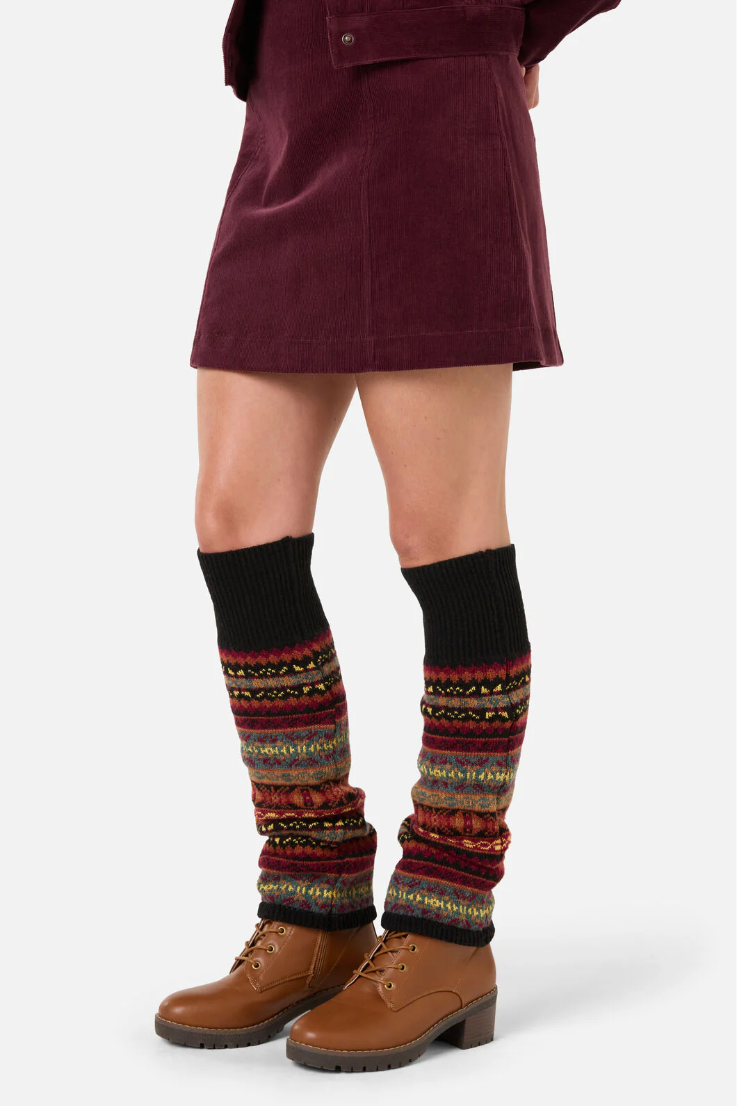 Black Nordic Leg Warmers