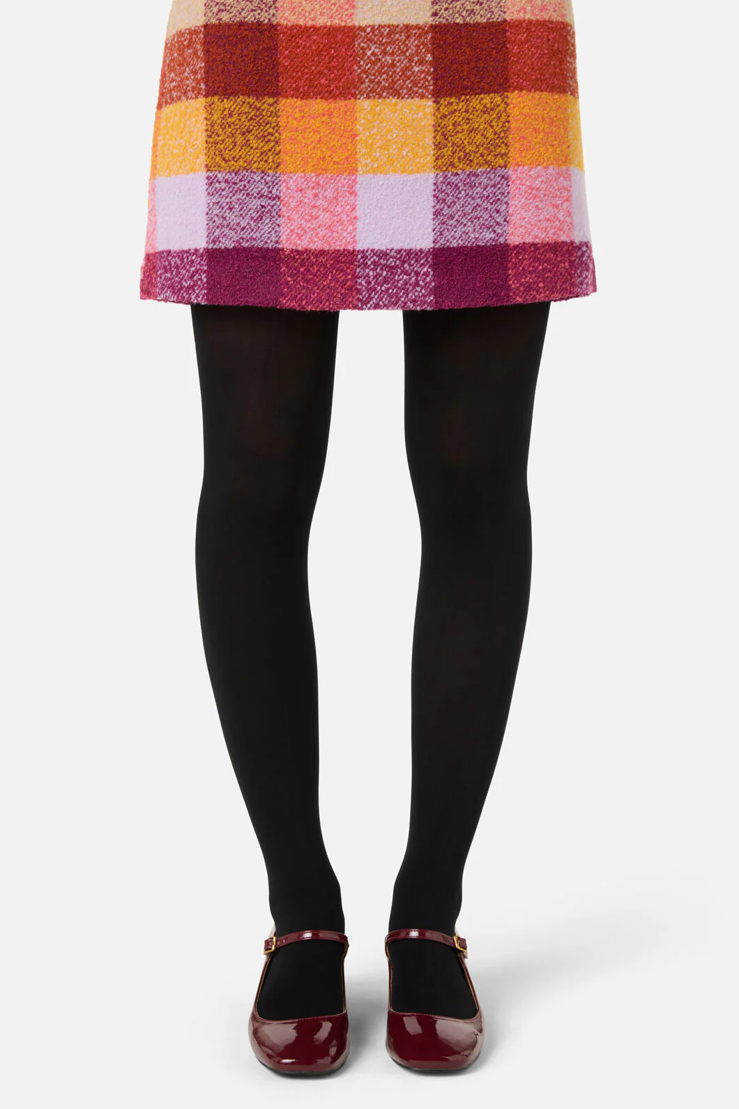 Black Plain Tights - Image 2