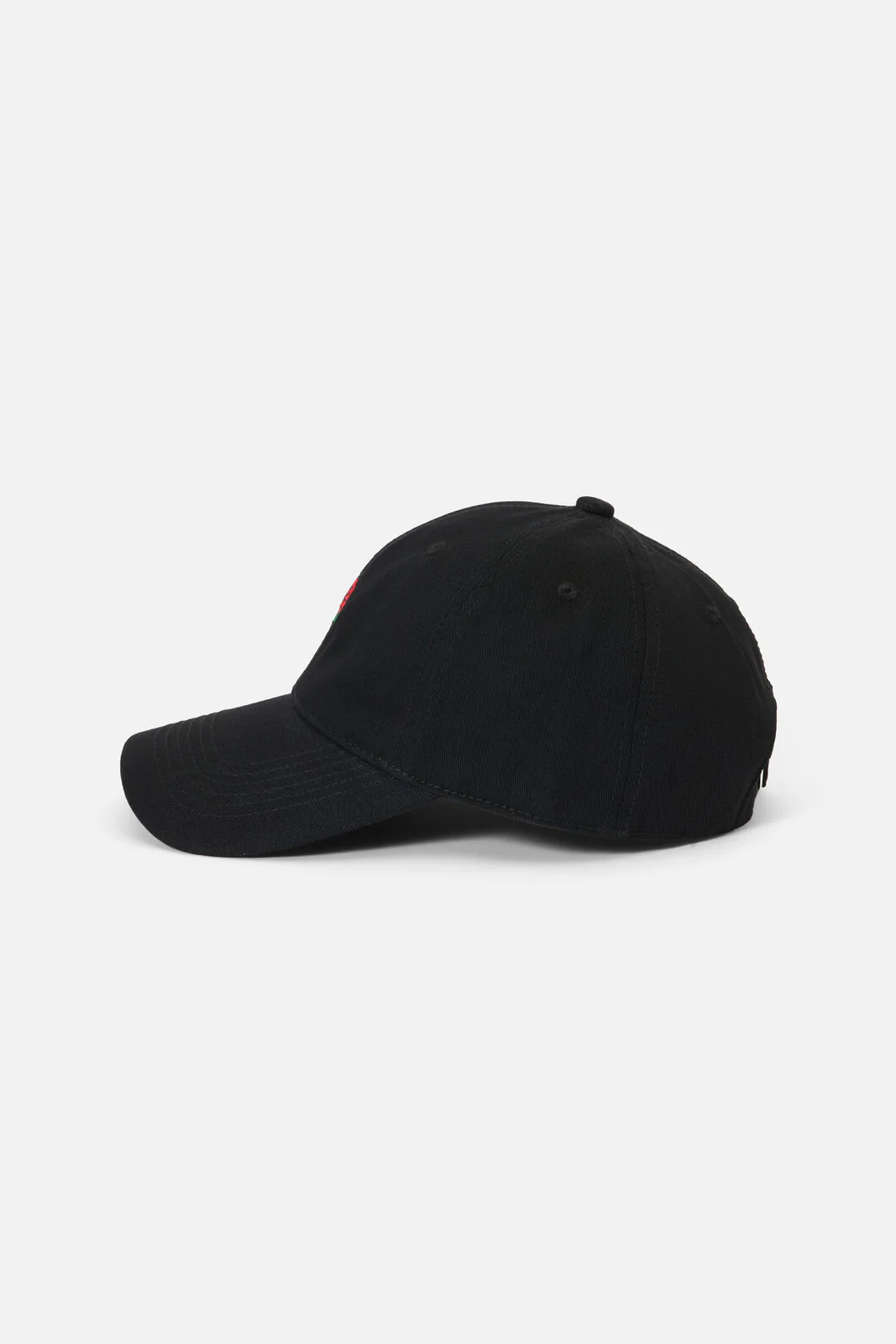 Black Rose Embroidered Cap - Image 4