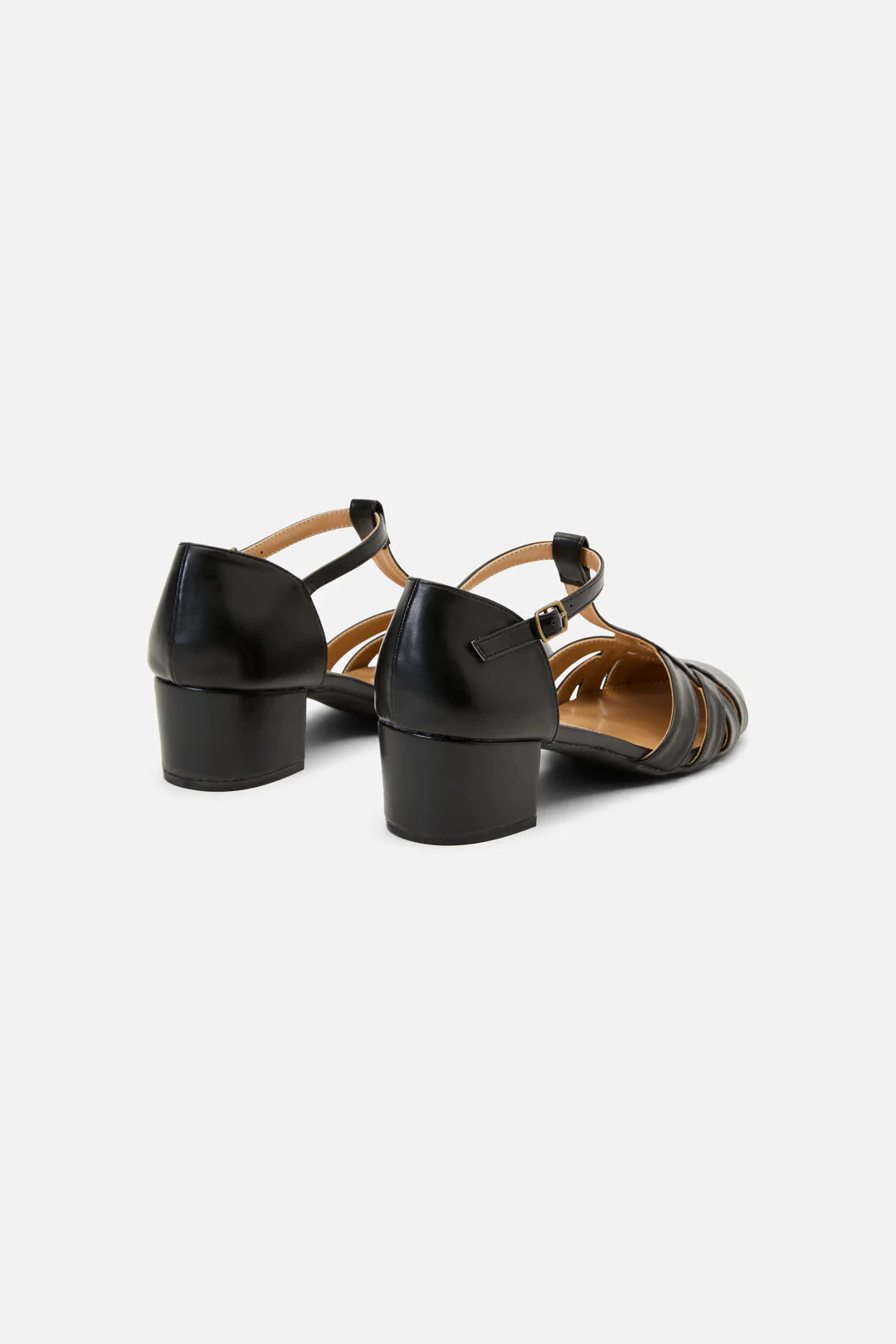 Black Vintage Strap Heel - Image 5