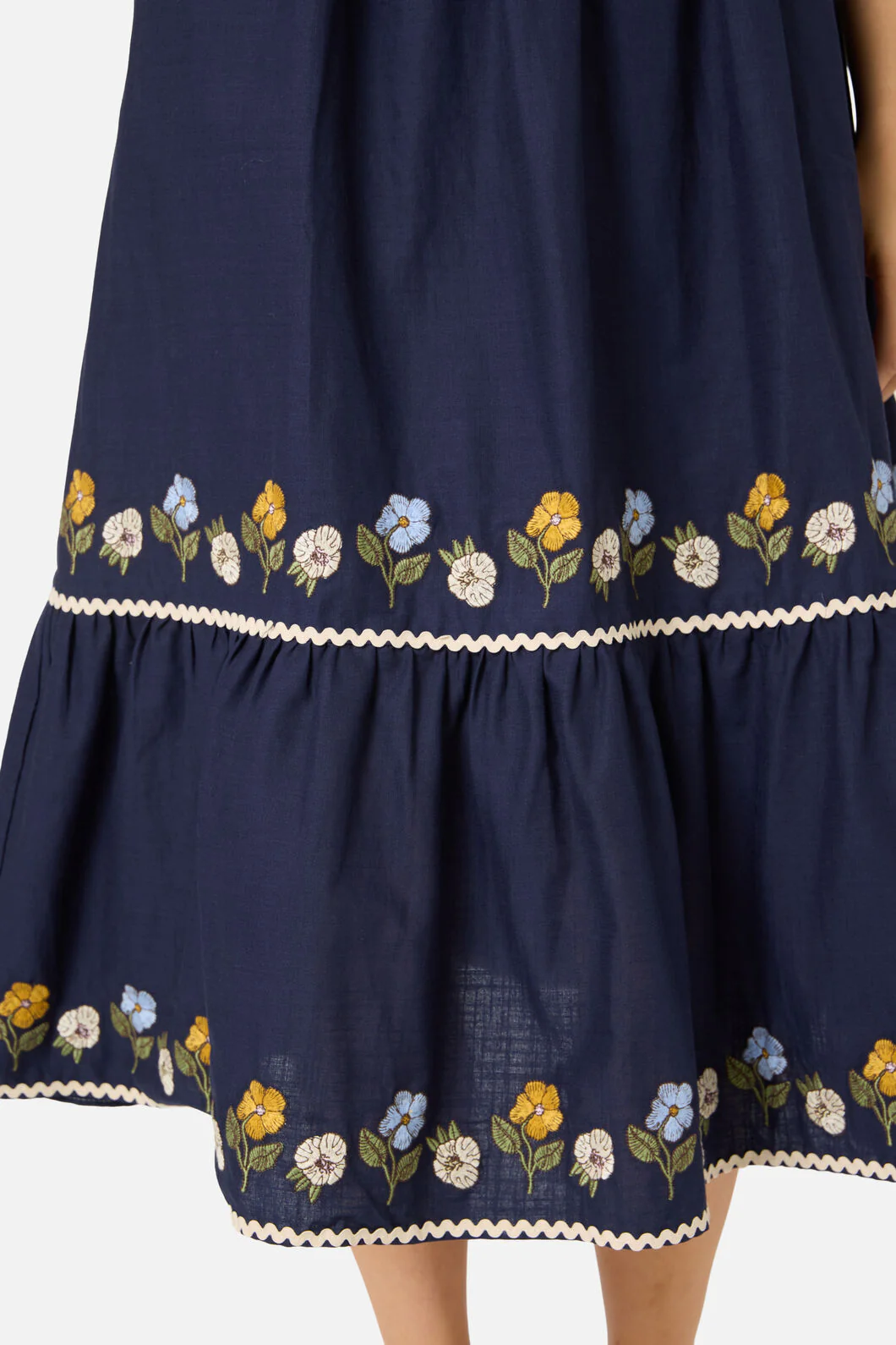 Blooms Embroidered Midi Dress - Image 5