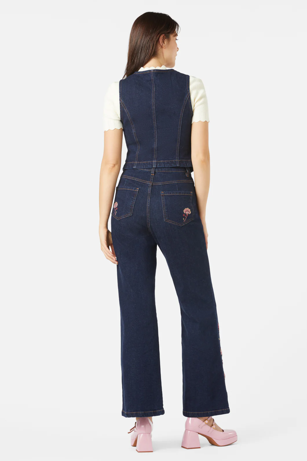 Boho Paisley Emb Vest - Image 5