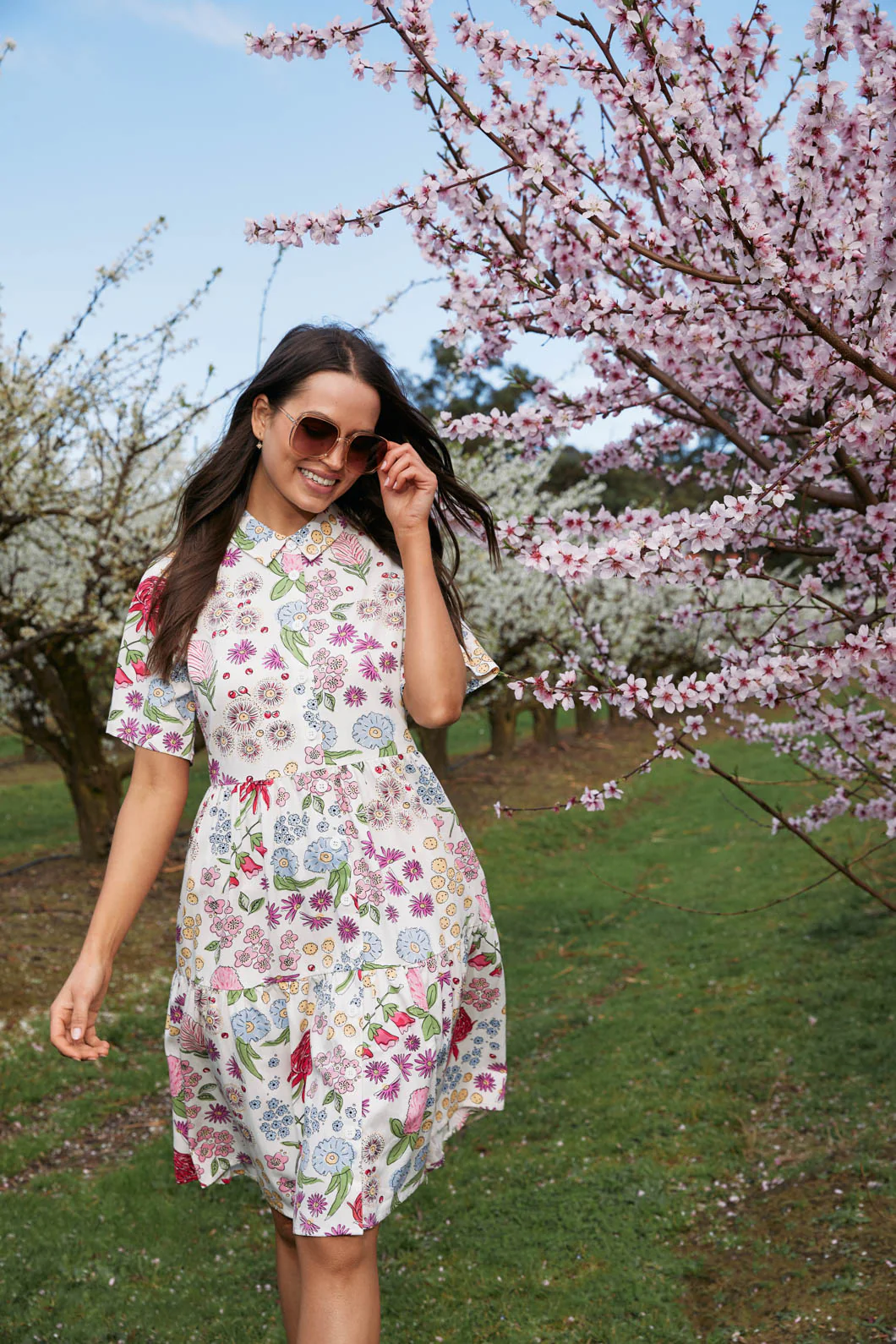 Bouquet Shirt Dress - Image 2