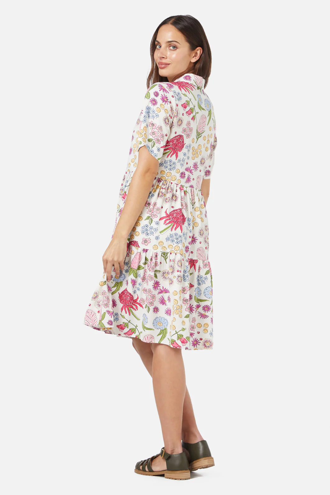 Bouquet Shirt Dress - Image 5