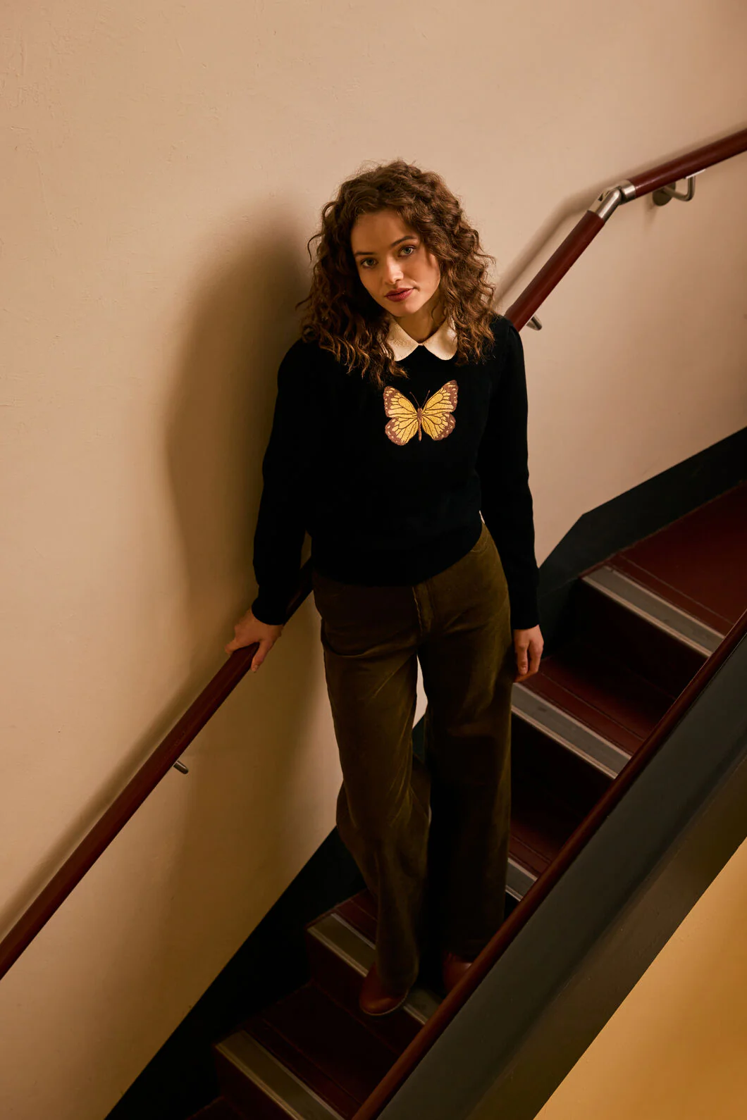 Butterfly Embroidered Jumper