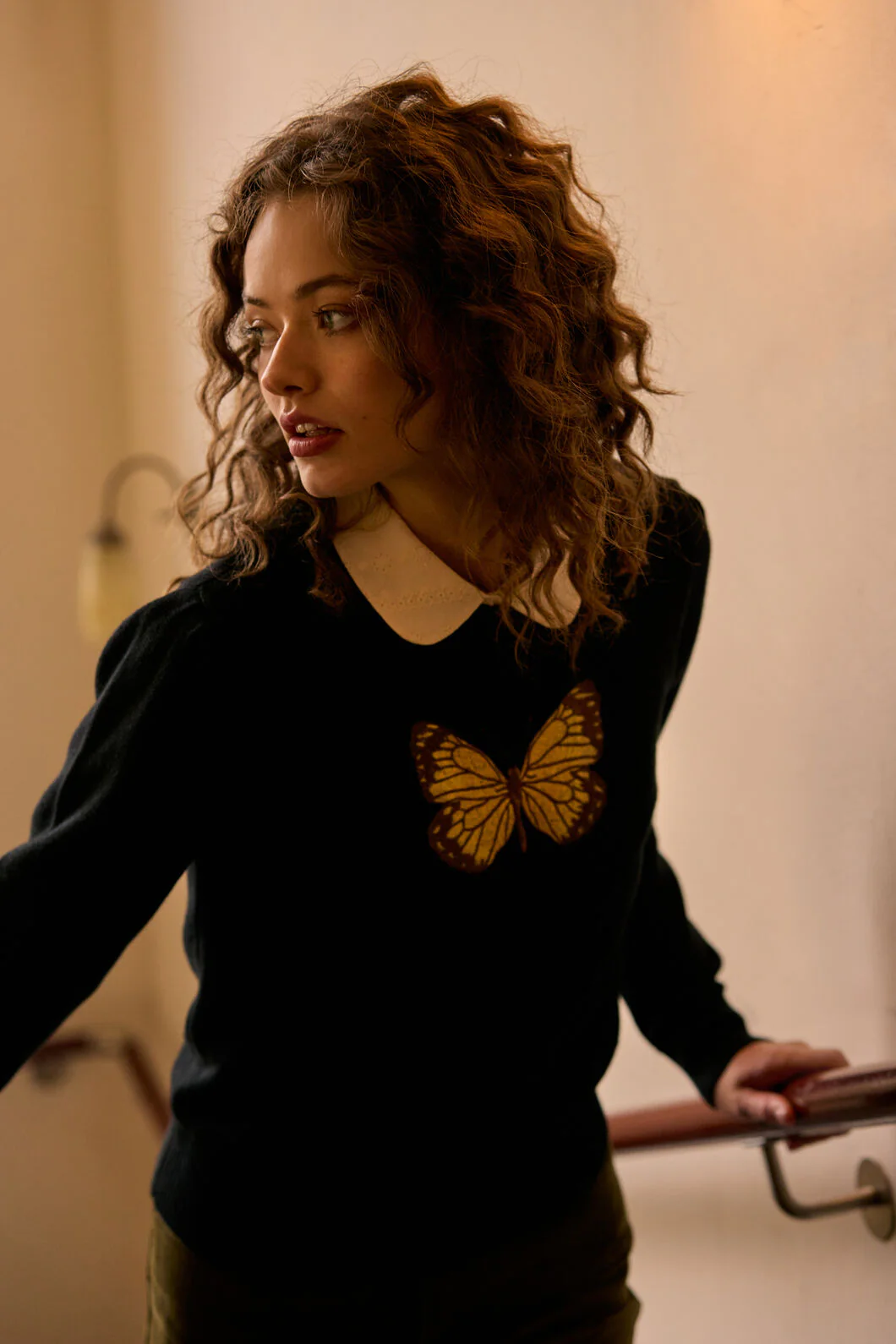 Butterfly Embroidered Jumper - Image 2