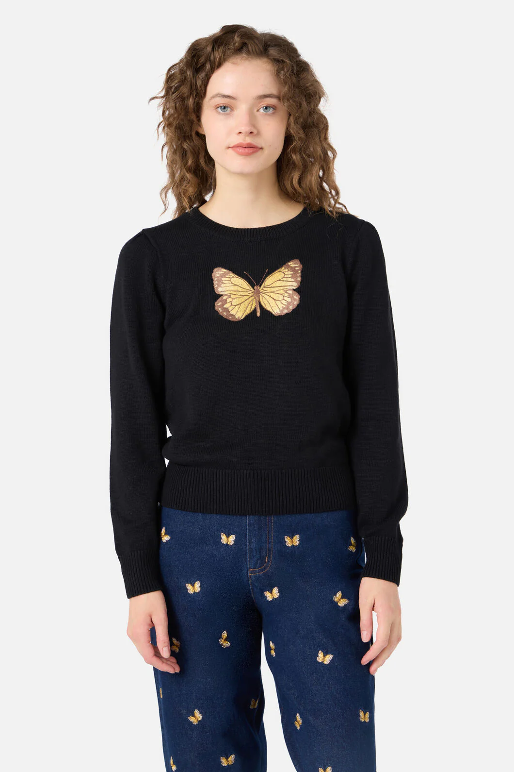 Butterfly Embroidered Jumper - Image 6