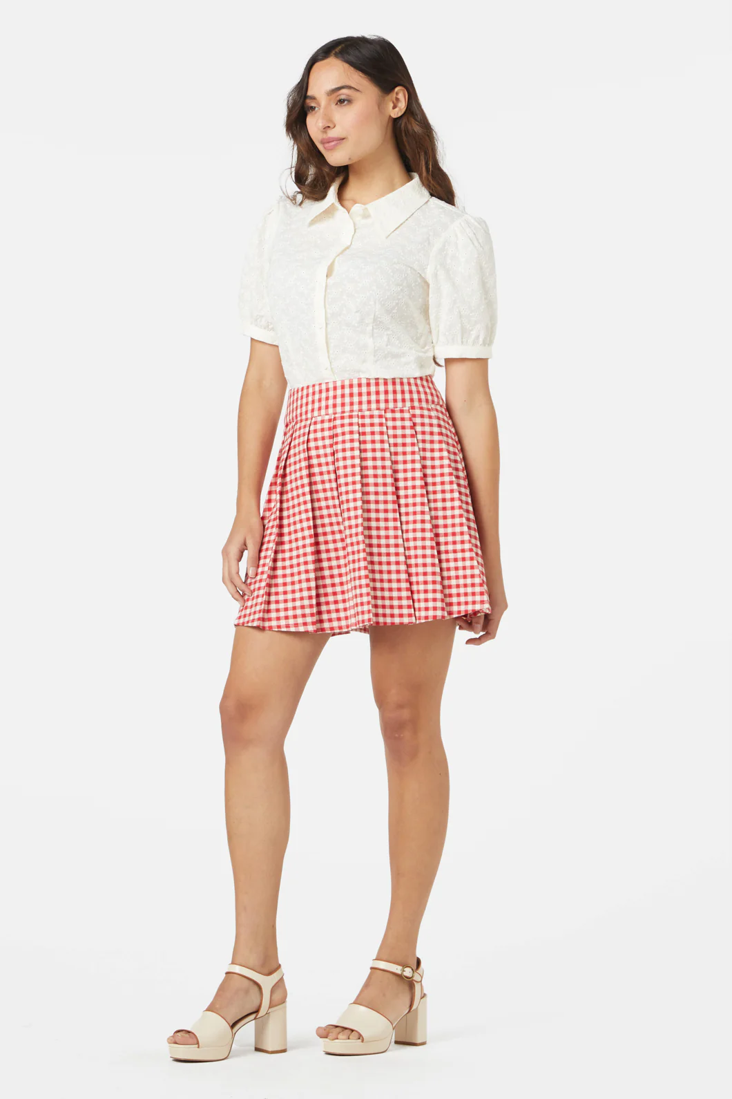 Callie Check Skirt - Image 3