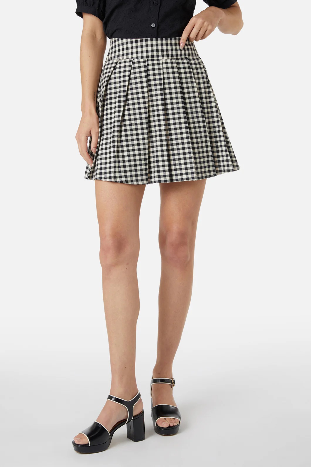 Callie Check Skirt - Image 7