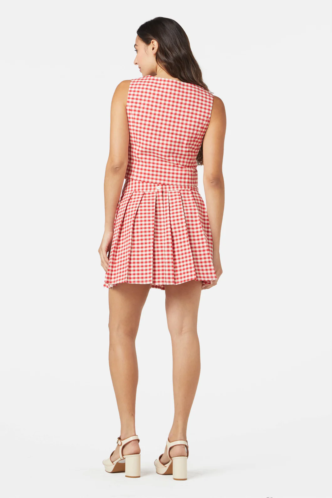 Callie Check Vest - Image 4