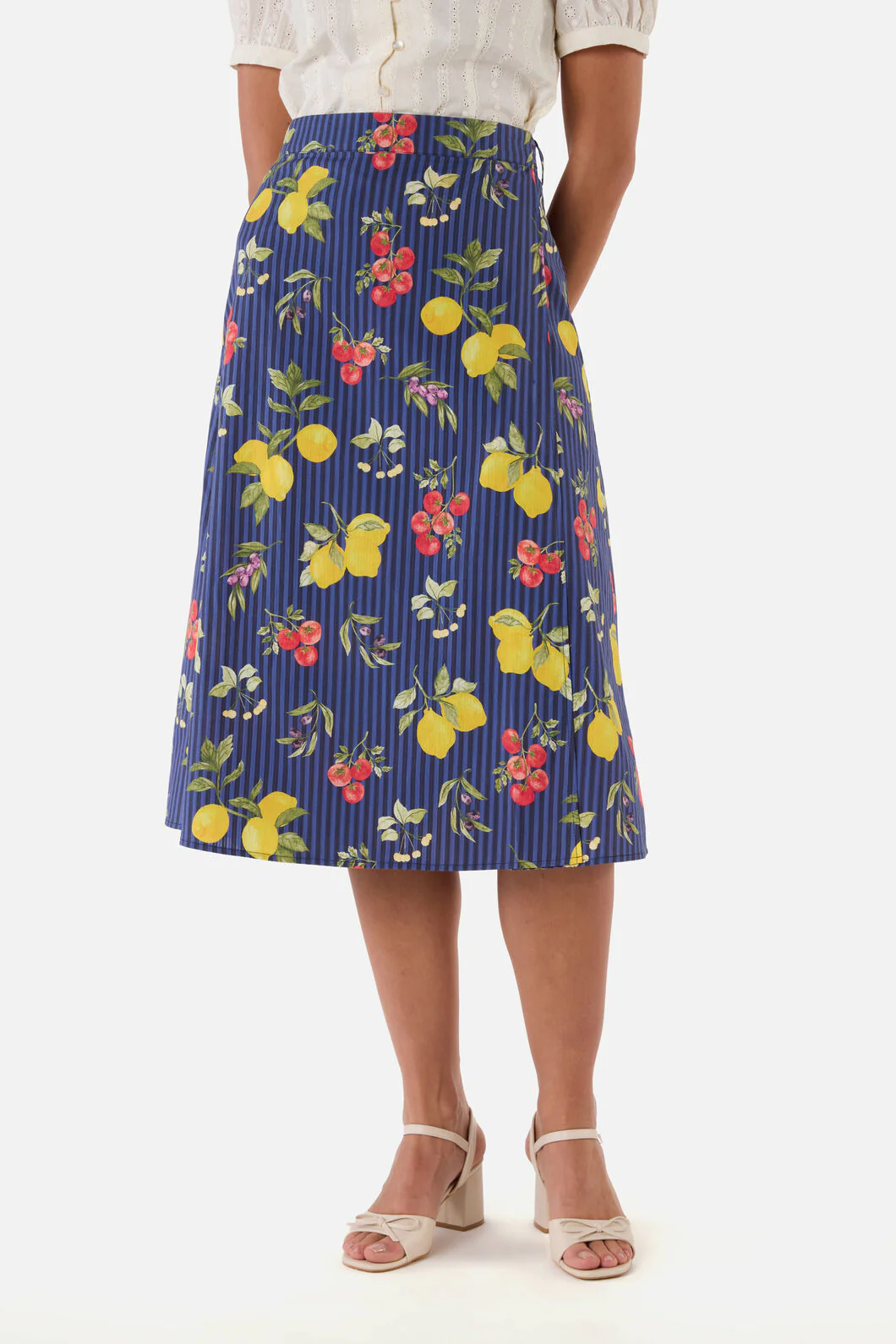 Carla Picnic Midi Wrap Skirt - Image 2